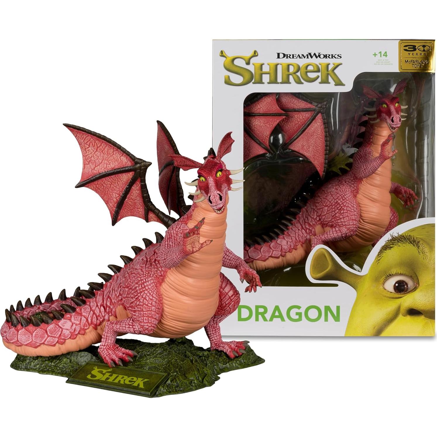 Figura Dragon Shrek 30 Aniversario McFarlane Toys 30cm