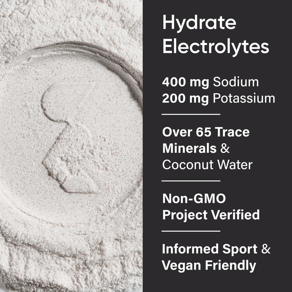 Polvo de Electrolitos Hydrate Sports Research - Cereza Granada - 90 Porciones