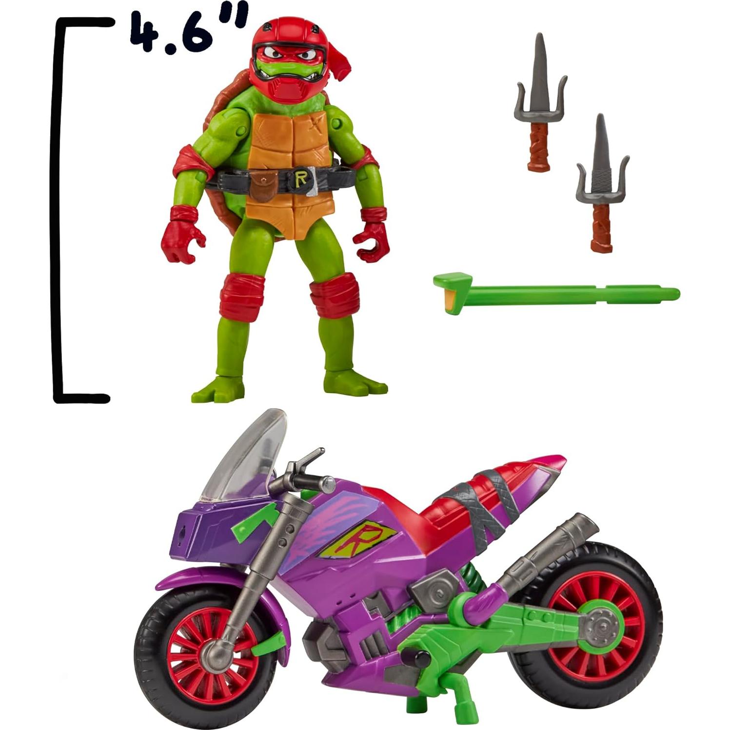 Ciclo de Batalla Dragón Púrpura Playmates con Raphael