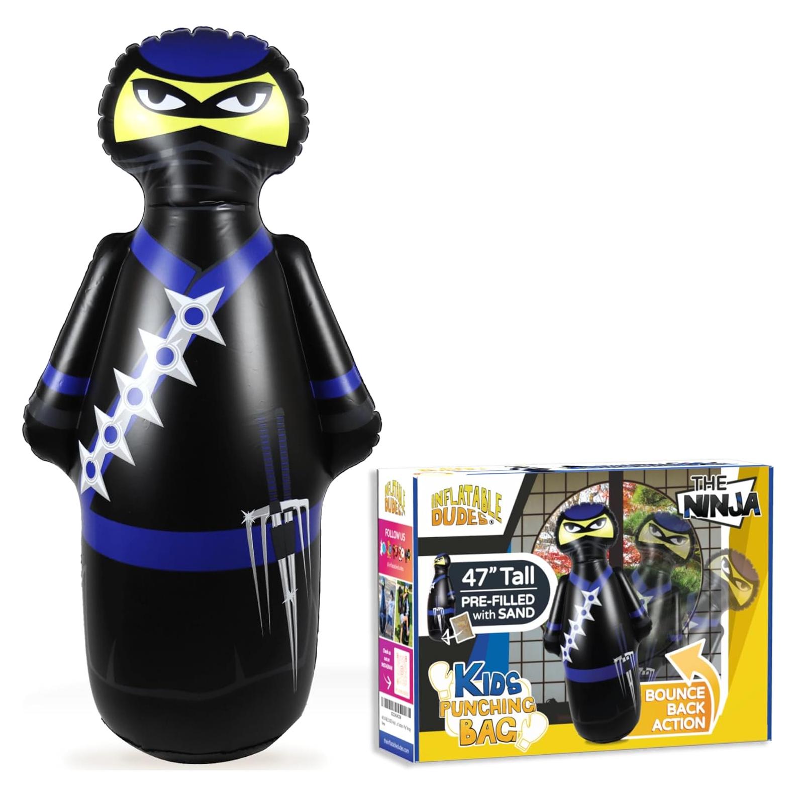 Bolsa de Boxeo Inflable Ninja 119 cm - Inflatable Dudes