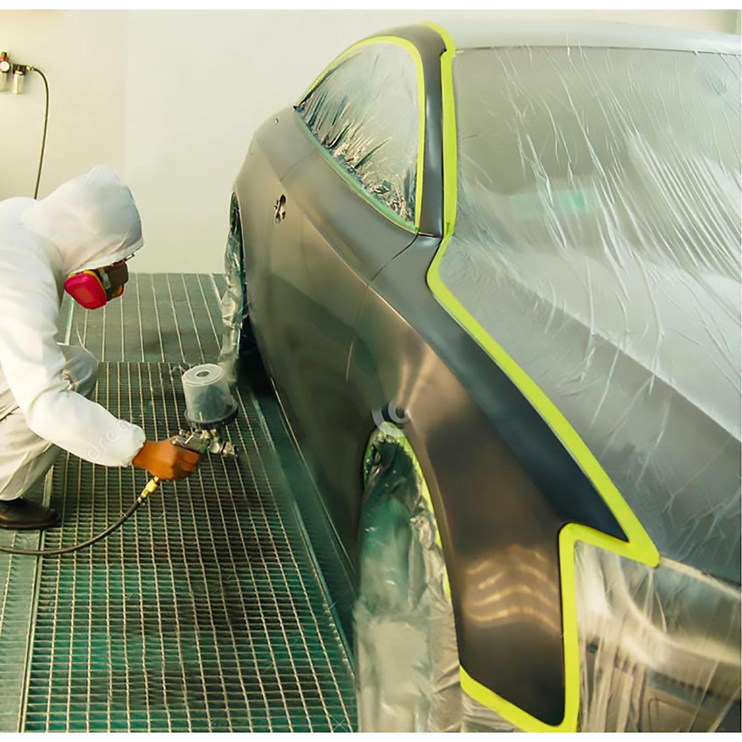 Cinta de Pintor con Plástico YUNXIHUI 140cm x 20m Rollo