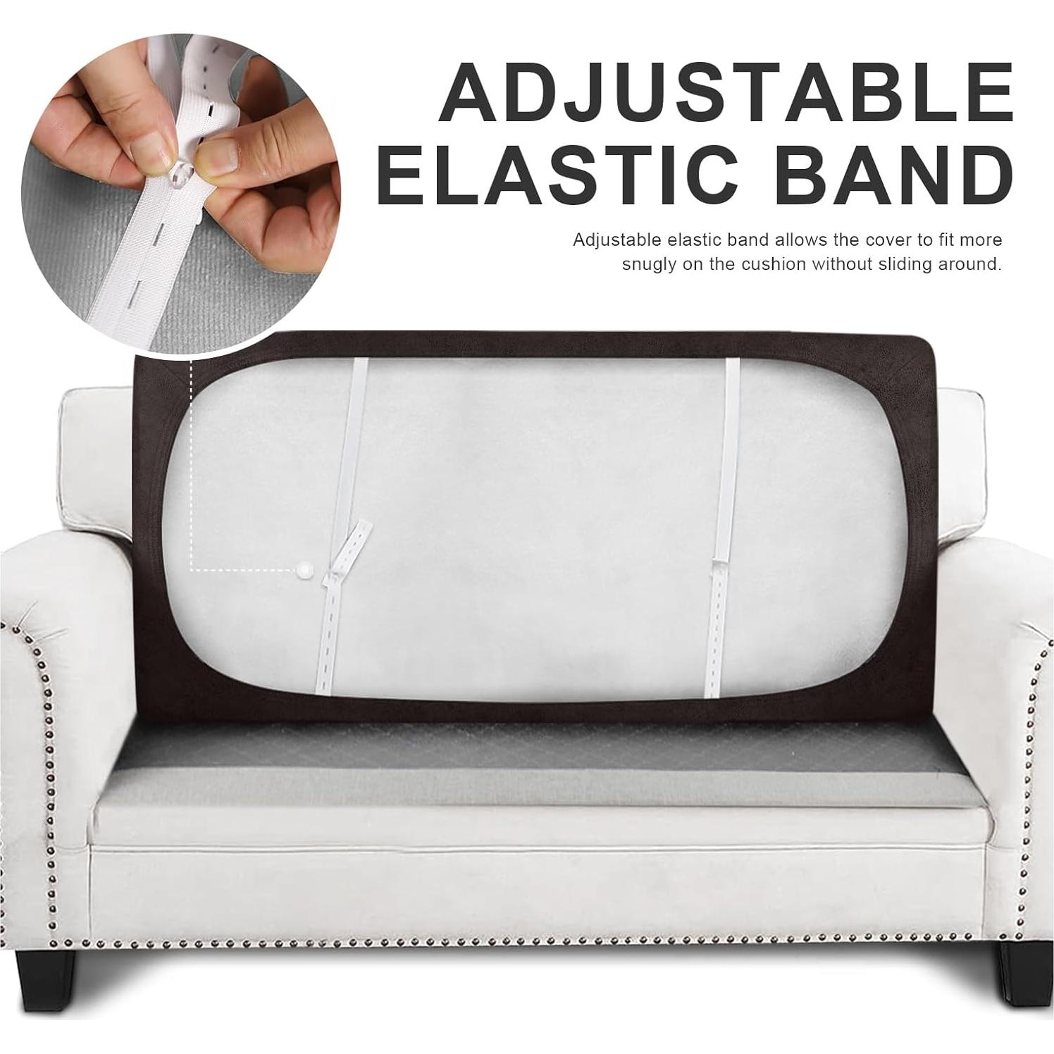 Funda de Cojín Loveseat Molasofa Chocolate Spandex 119-132 cm