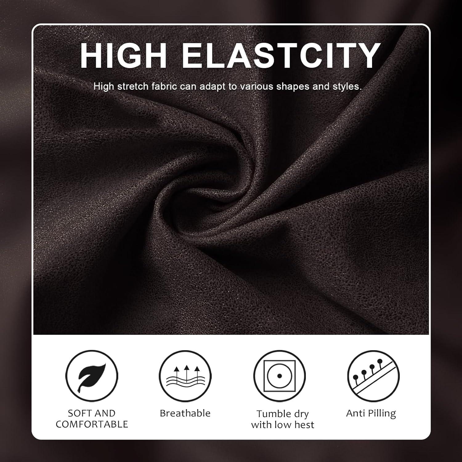 Funda de Cojín Loveseat Molasofa Chocolate Spandex 119-132 cm