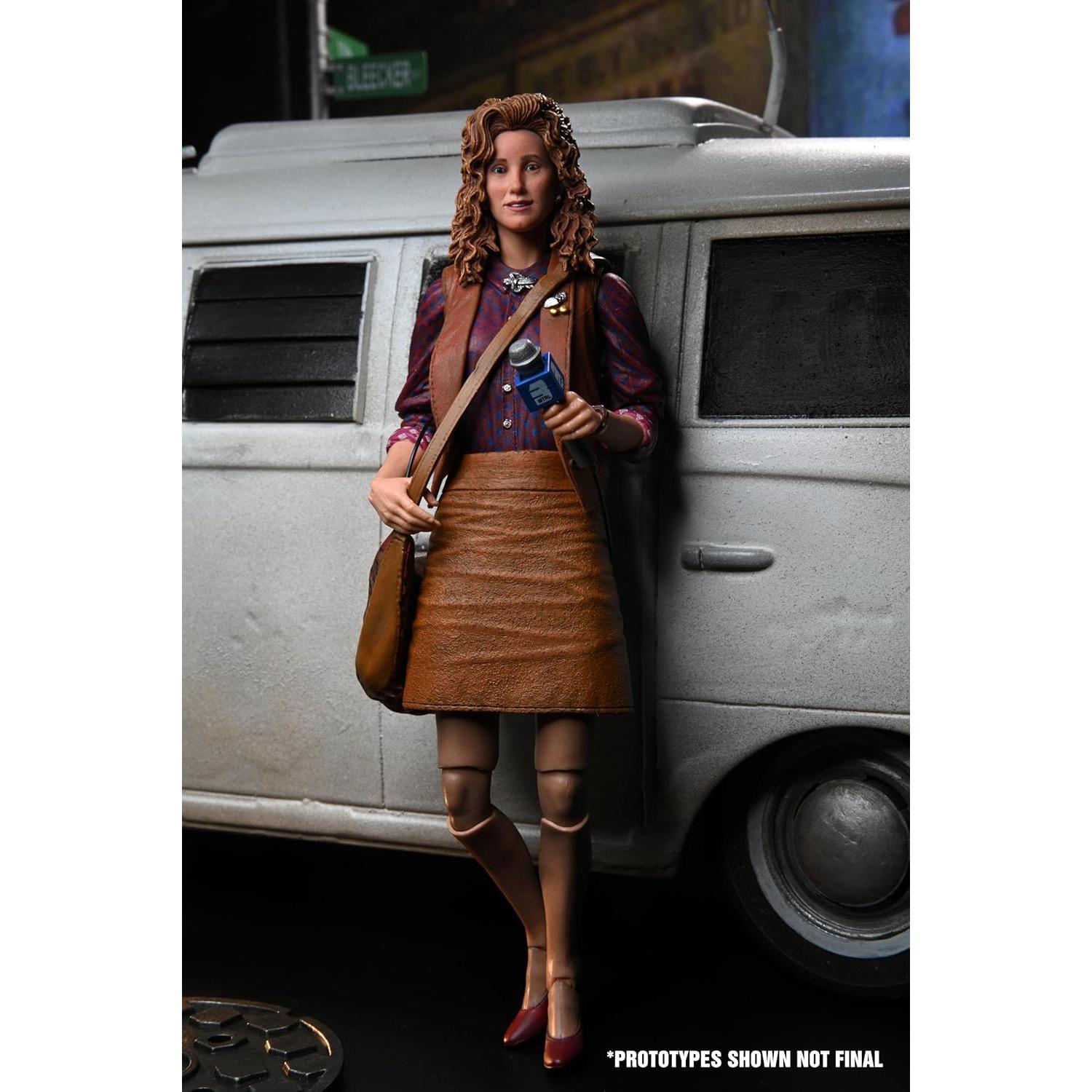 Figura de acción NECA Tortugas Ninja 1990 - April O'Neil 18 cm