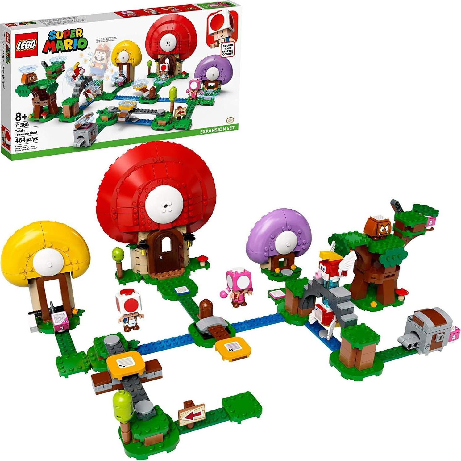 LEGO Super Mario Búsqueda del Tesoro de Toad 71368 - 464 Piezas