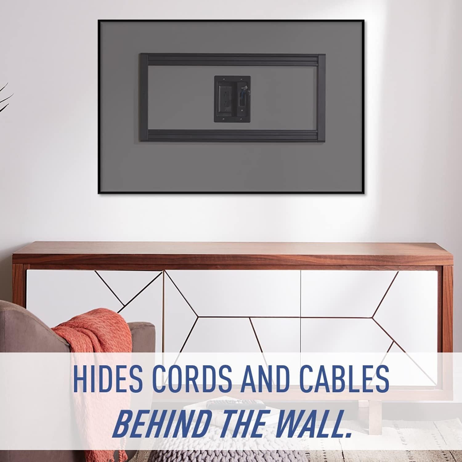 Kit de Gestión de Cables para TV en Pared Legrand On-Q HT2102BKV1