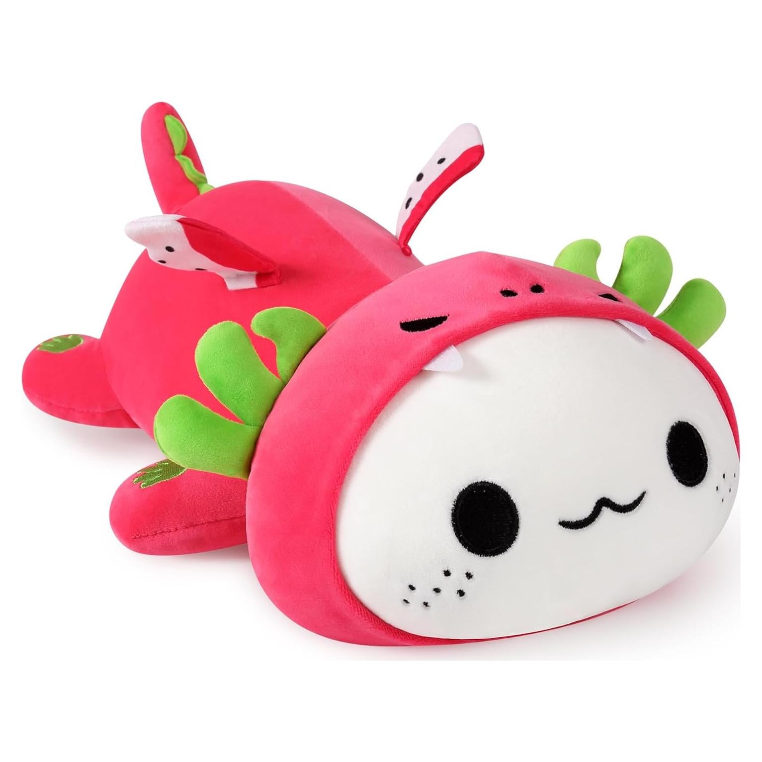 Peluche Axolotl Fruta del Dragón Onsoyours 33 cm Suave