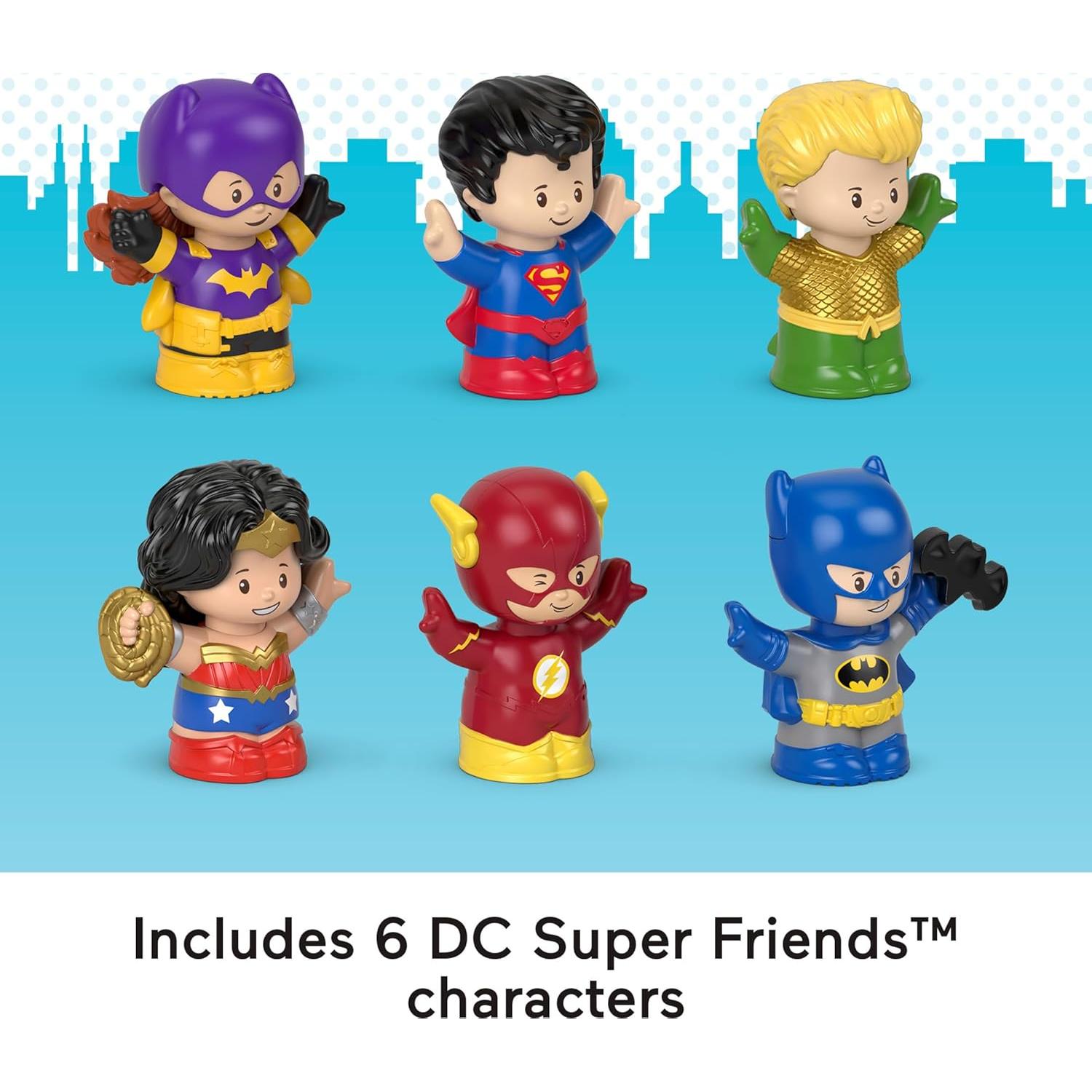 Conjunto de Figuras Fisher-Price Little People DC Super Amigos