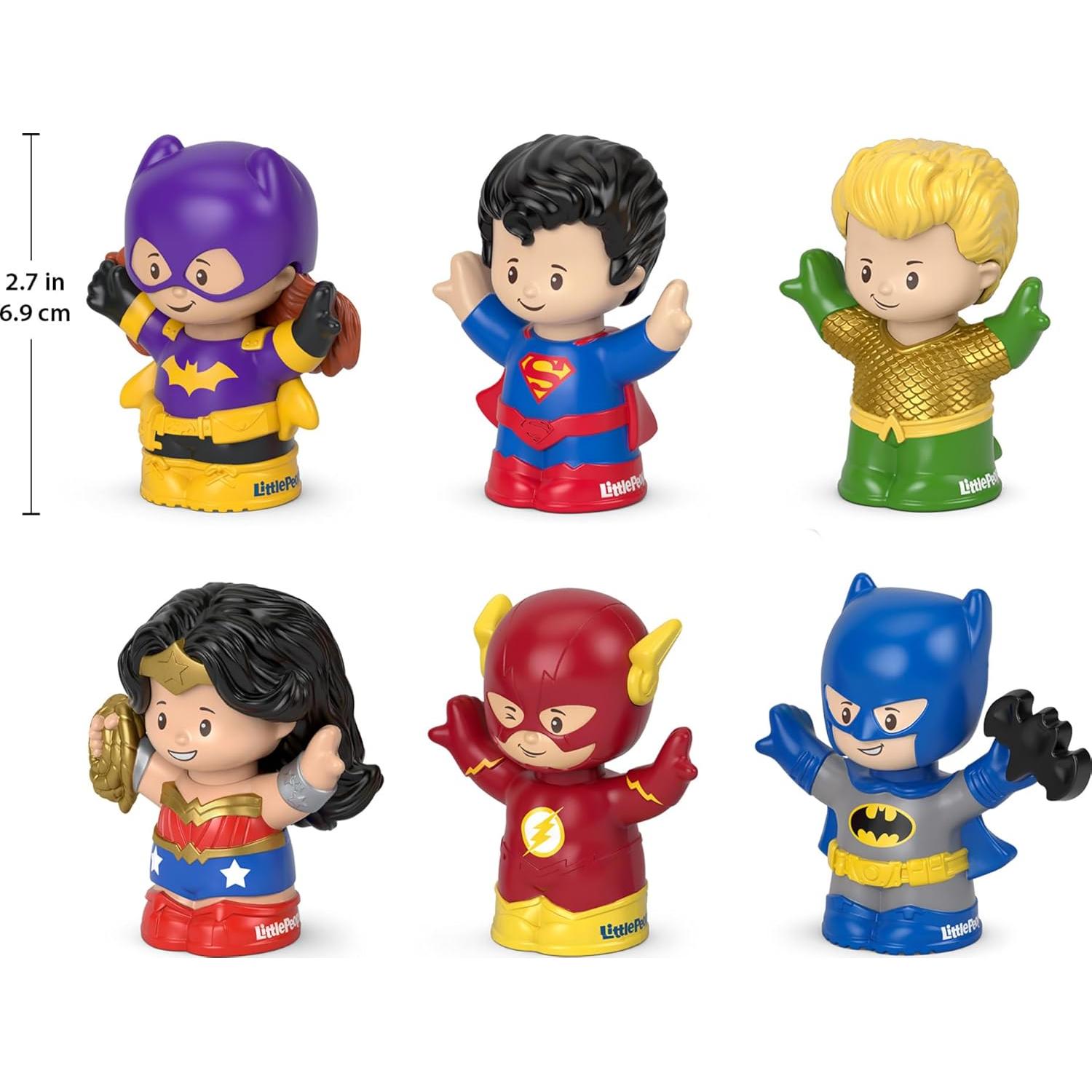 Conjunto de Figuras Fisher-Price Little People DC Super Amigos