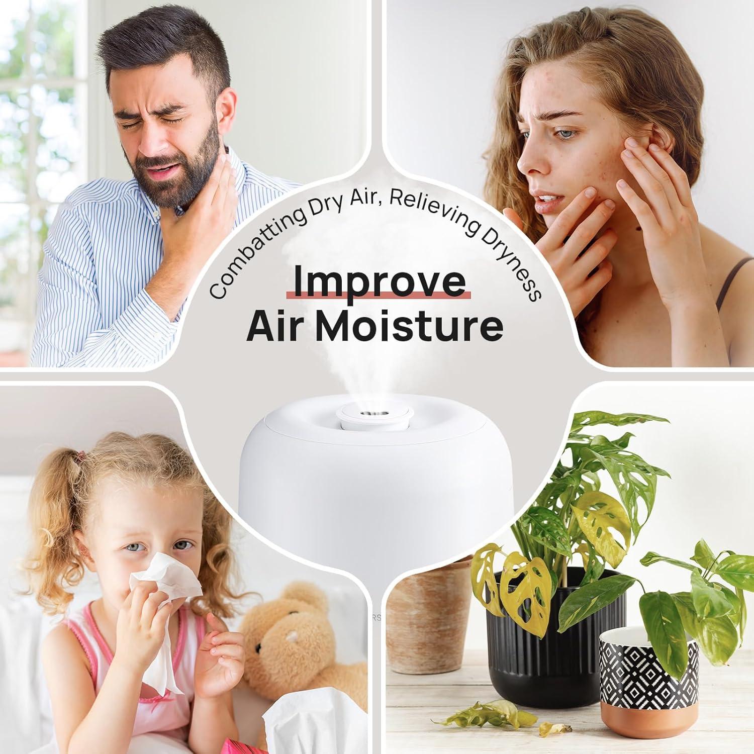 Humidificador de Niebla Fresca CLARSTON 2L Silencioso para Bebés