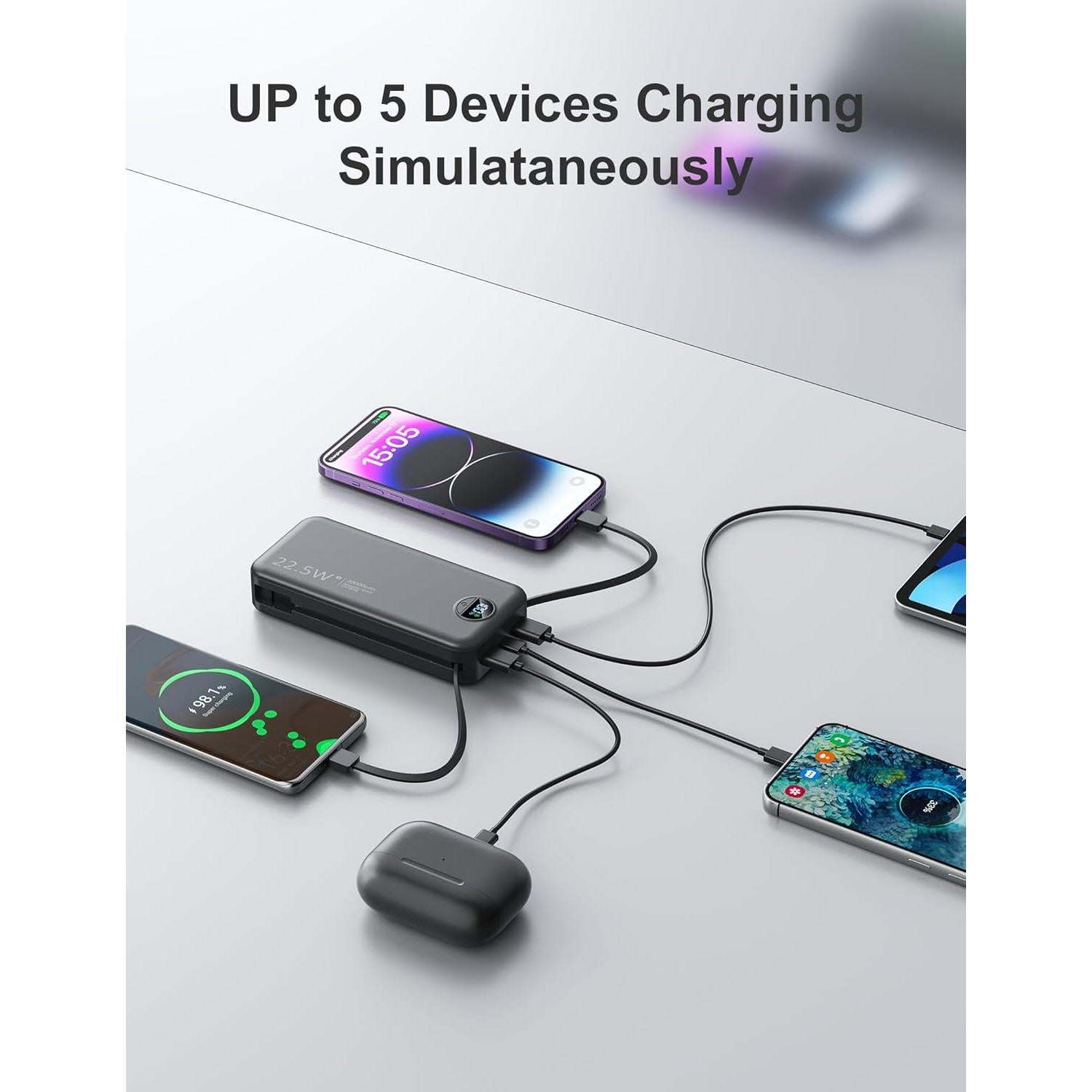 Banco de Energía 20000mAh Dongguan Cargador Rápido USB-C