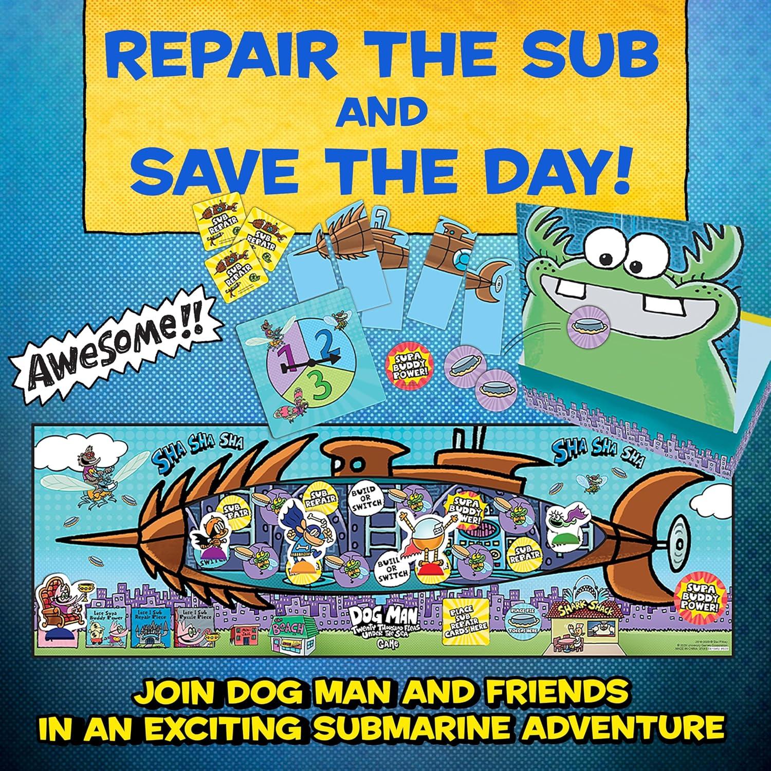 Juego de Mesa Dog Man Veinte Mil Pulgas - University Games