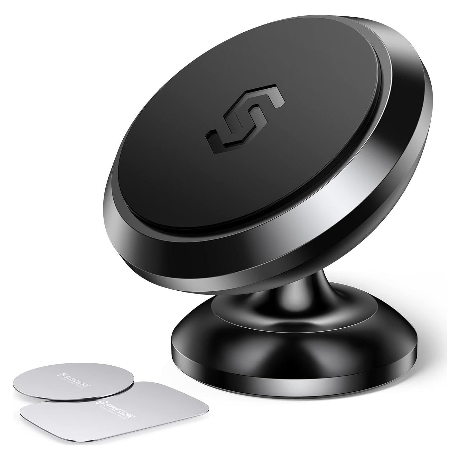 Soporte Magnético para Teléfono de Auto Syncwire Negro 360°