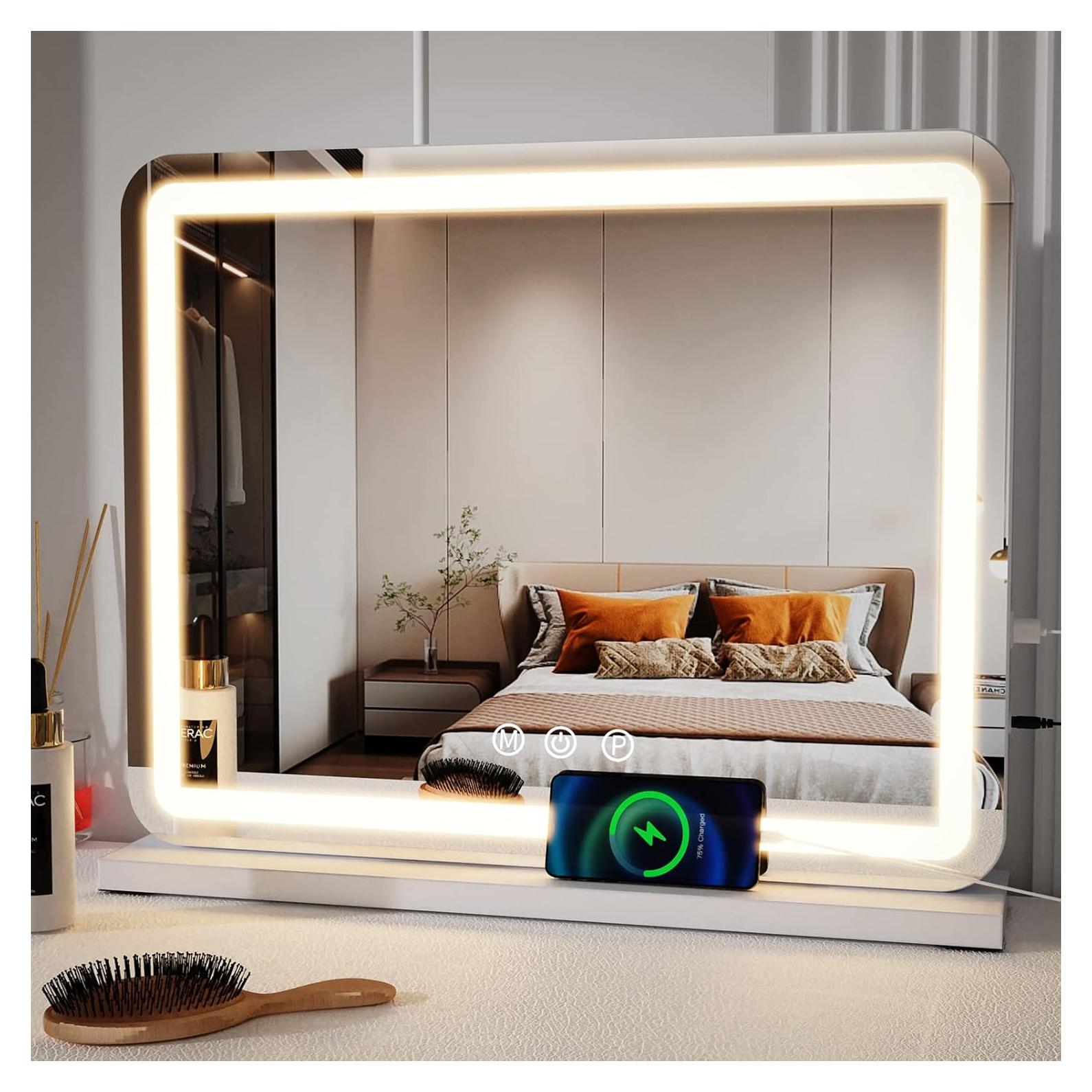 Espejo de Tocador ZL ZELing 58.4 cm con Luces LED Táctil