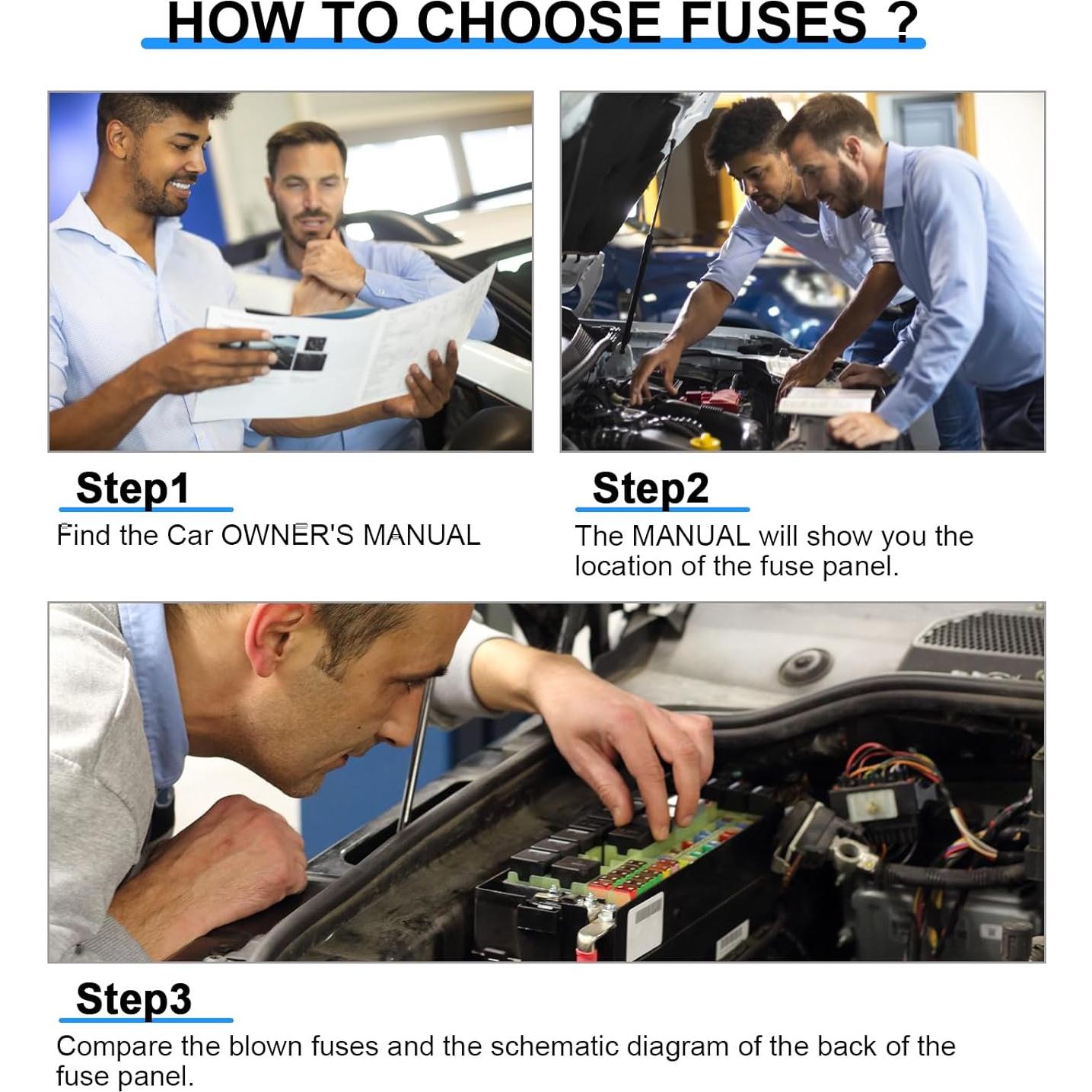 Kit de Fusibles Automotrices Cooclensportey 182 Piezas