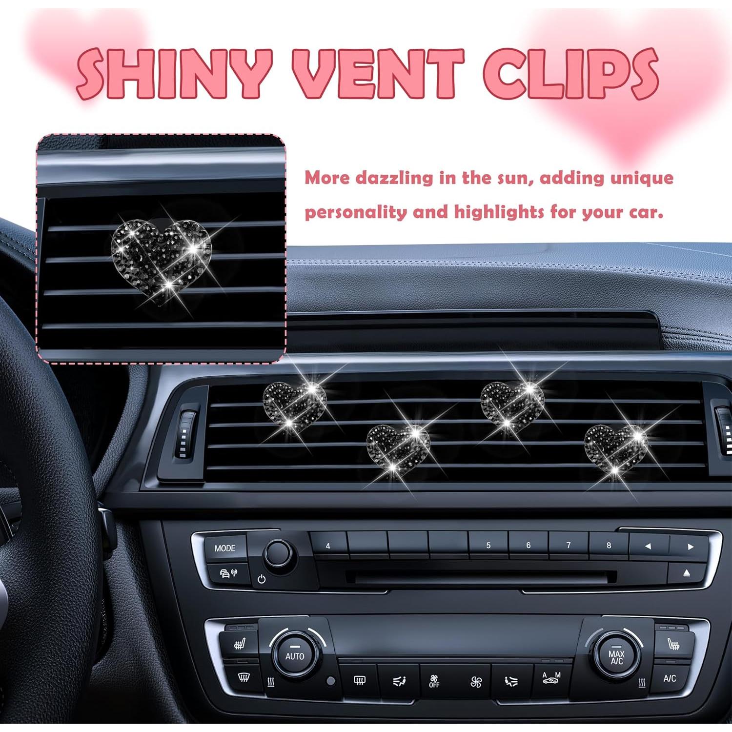 Clips de Ventilación para Auto Carleef - 4 Piezas Brillantes