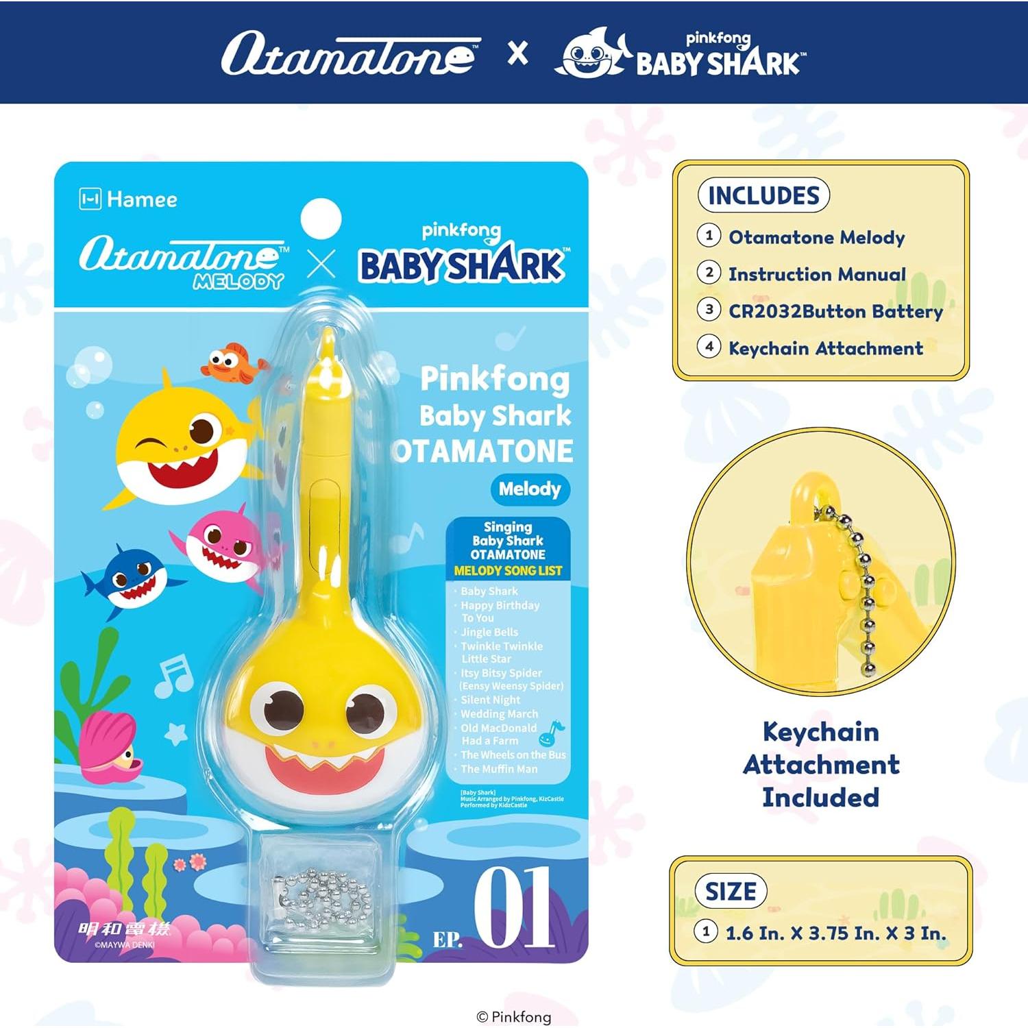 Otamatone Baby Shark Mini Juguete Musical Electrónico