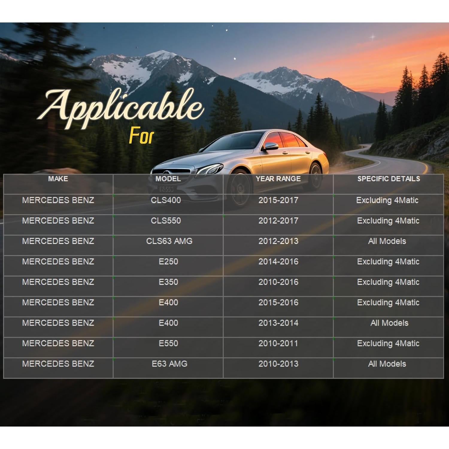 Conjunto de Barra Estabilizadora XCPMC K750410 K750411 para Mercedes-Benz 2010-2016