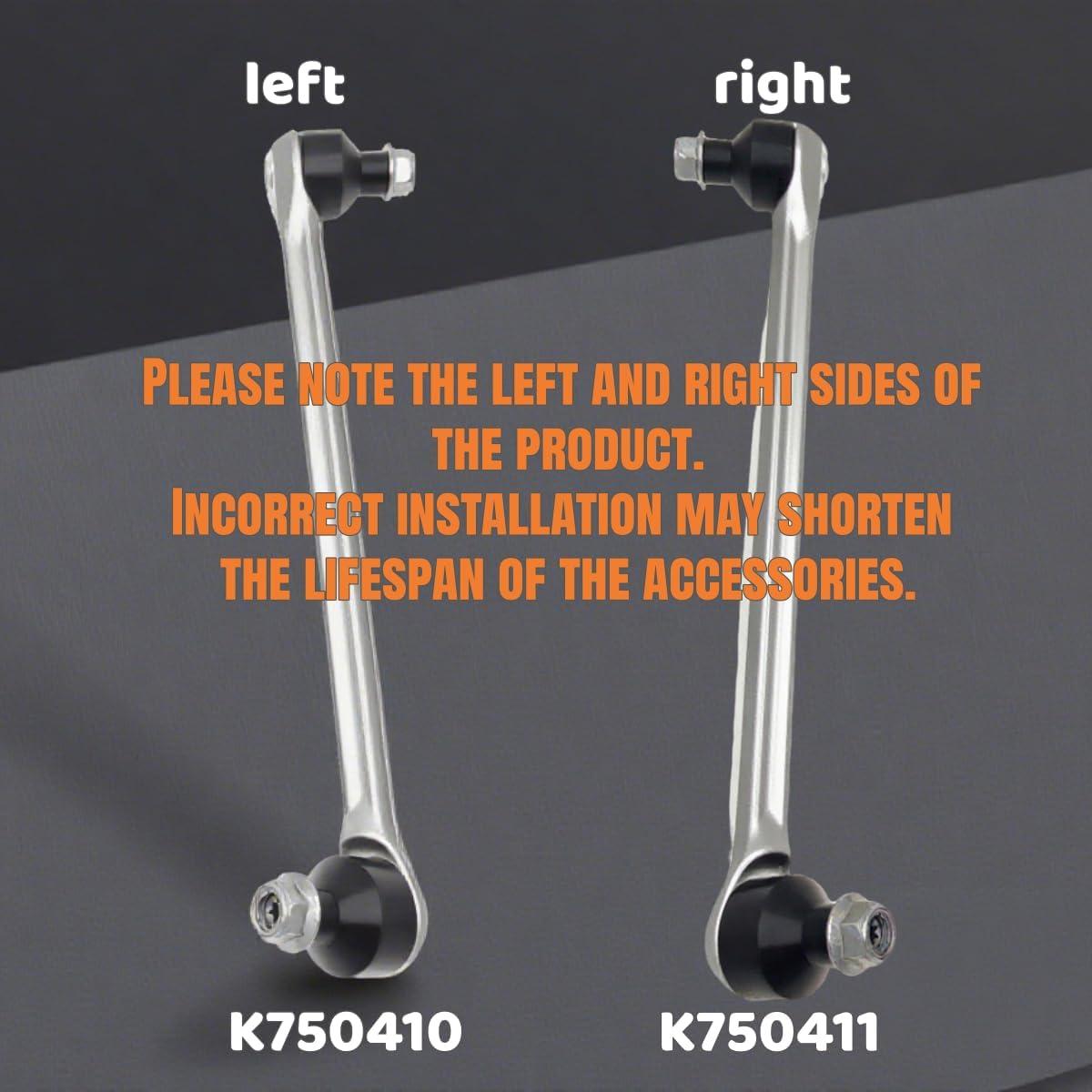 Conjunto de Barra Estabilizadora XCPMC K750410 K750411 para Mercedes-Benz 2010-2016