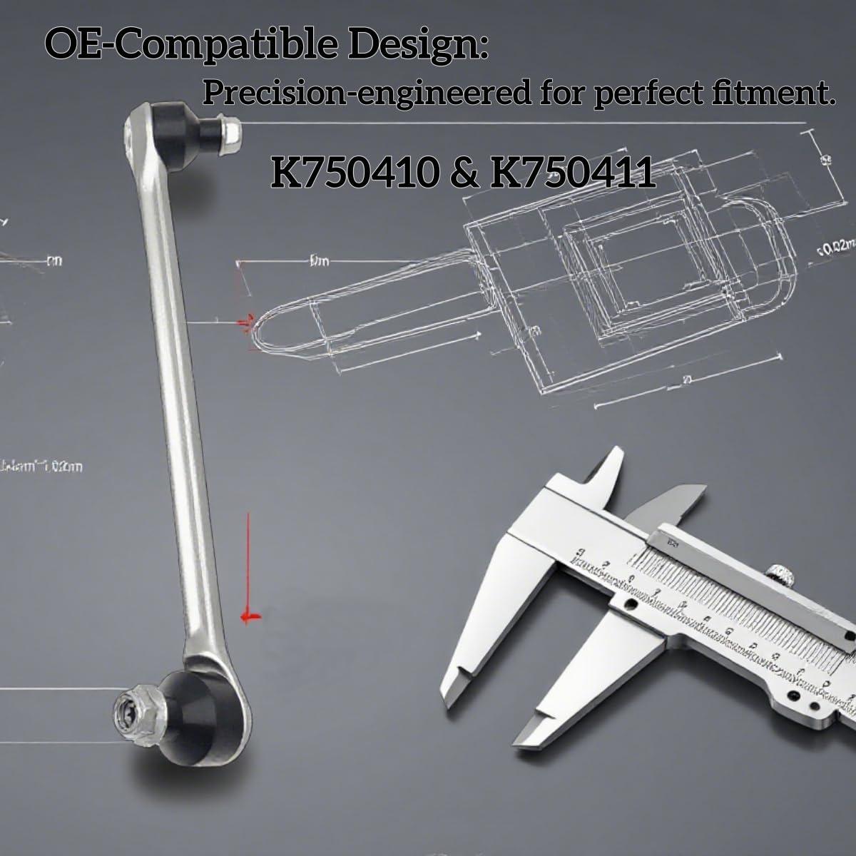 Conjunto de Barra Estabilizadora XCPMC K750410 K750411 para Mercedes-Benz 2010-2016