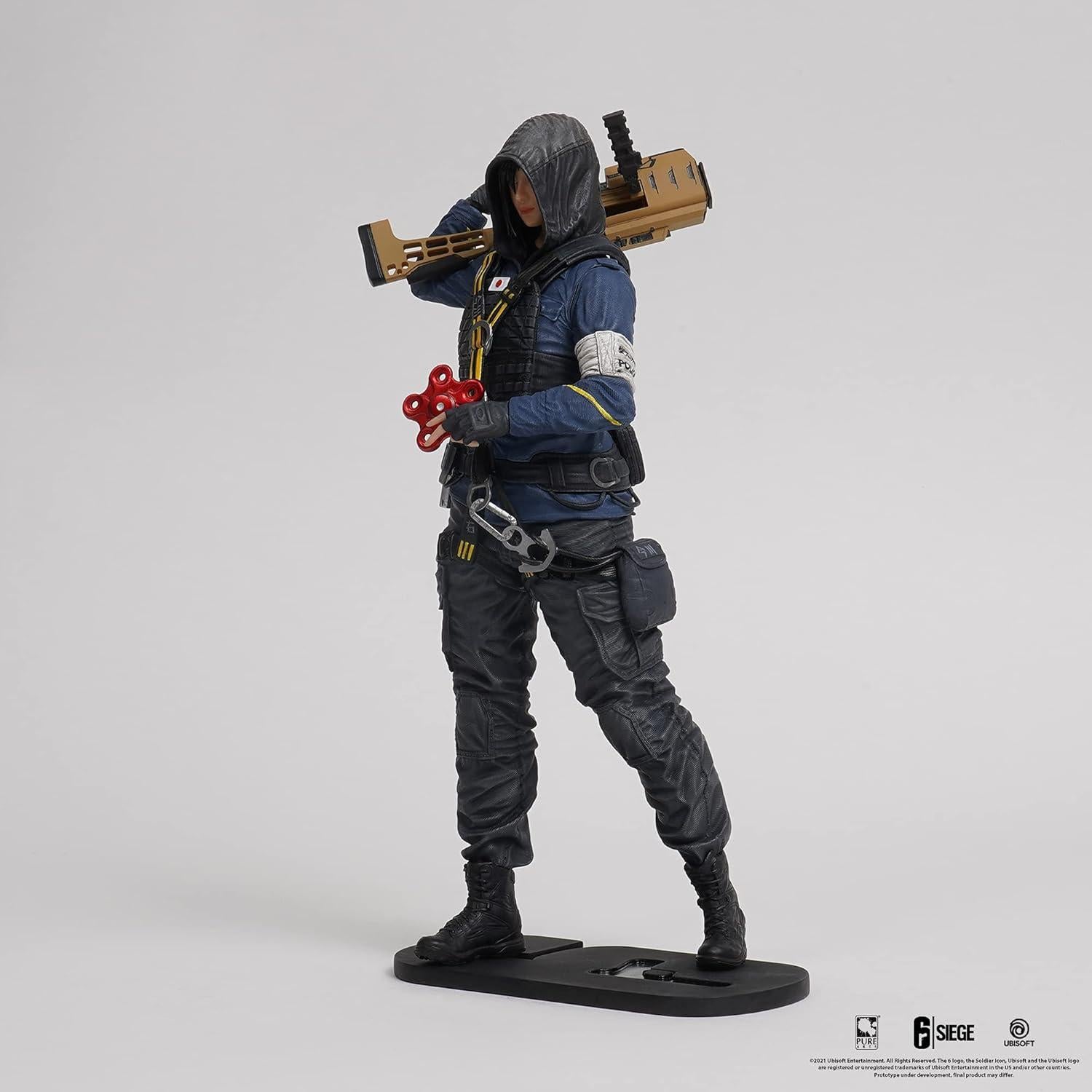 Estatua PVC Pure Arts Rainbow 6 Siege 1/8 Yumiko Hibana 24 cm
