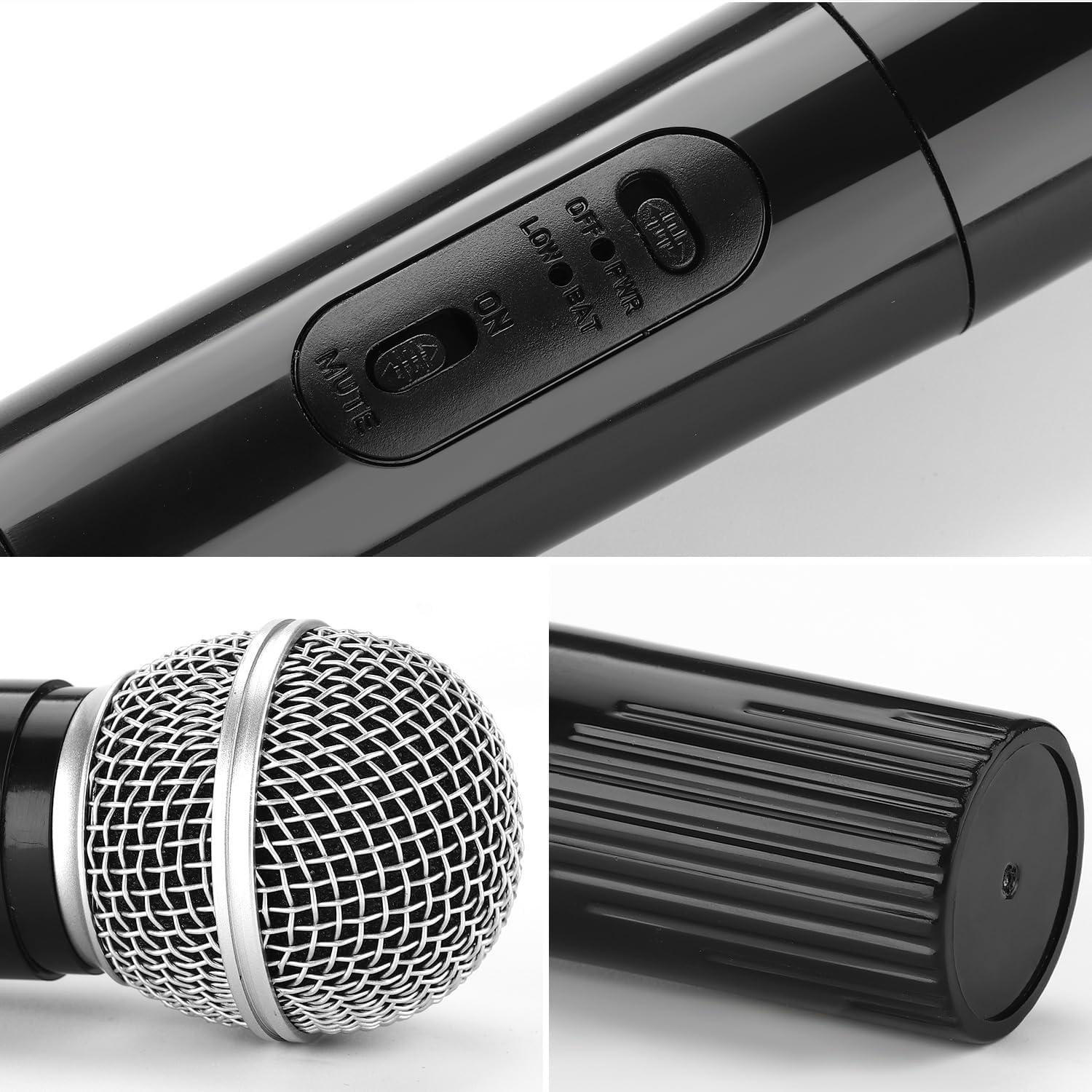 Accesorios de Micrófono Falso Facmogu 2 Piezas Realistas