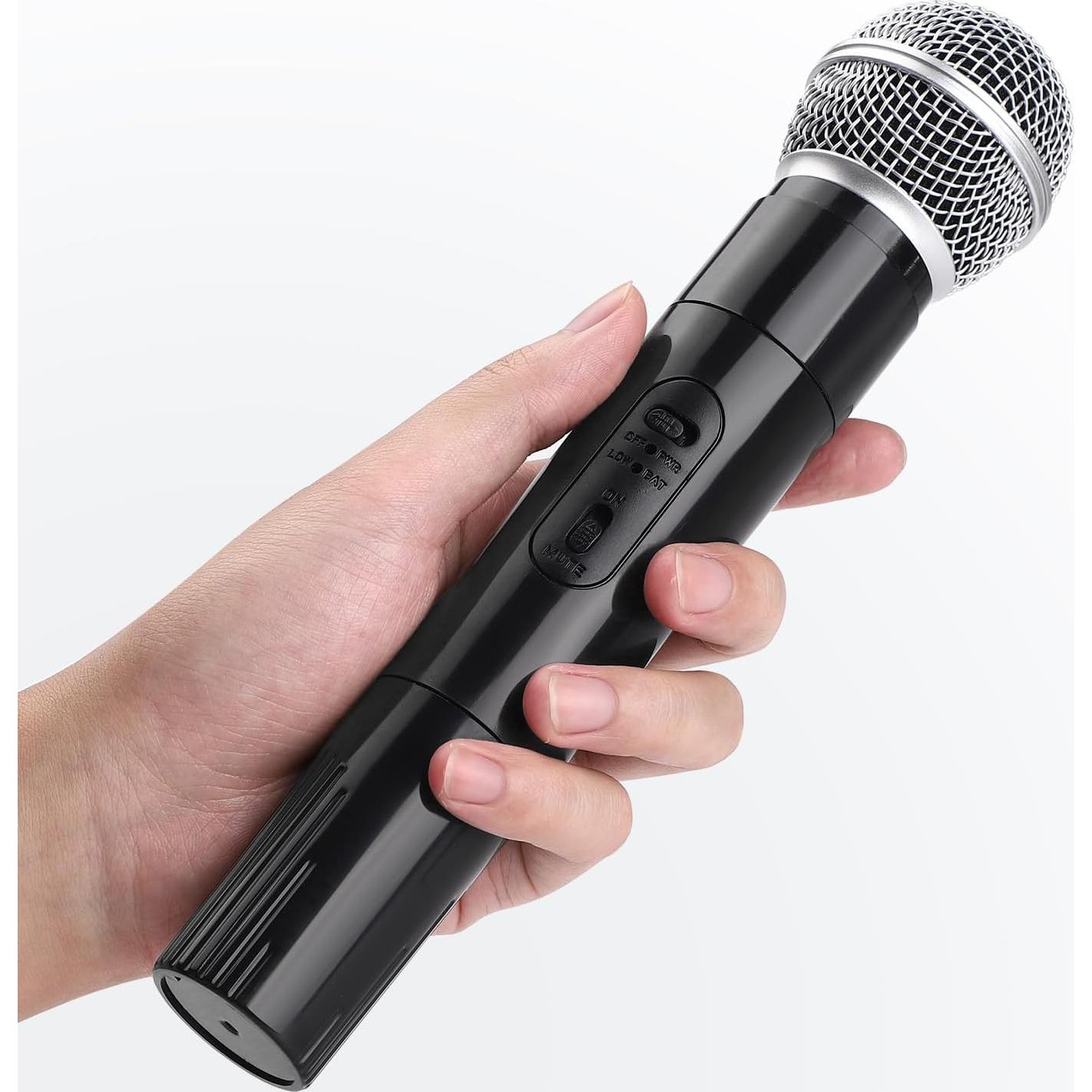 Accesorios de Micrófono Falso Facmogu 2 Piezas Realistas