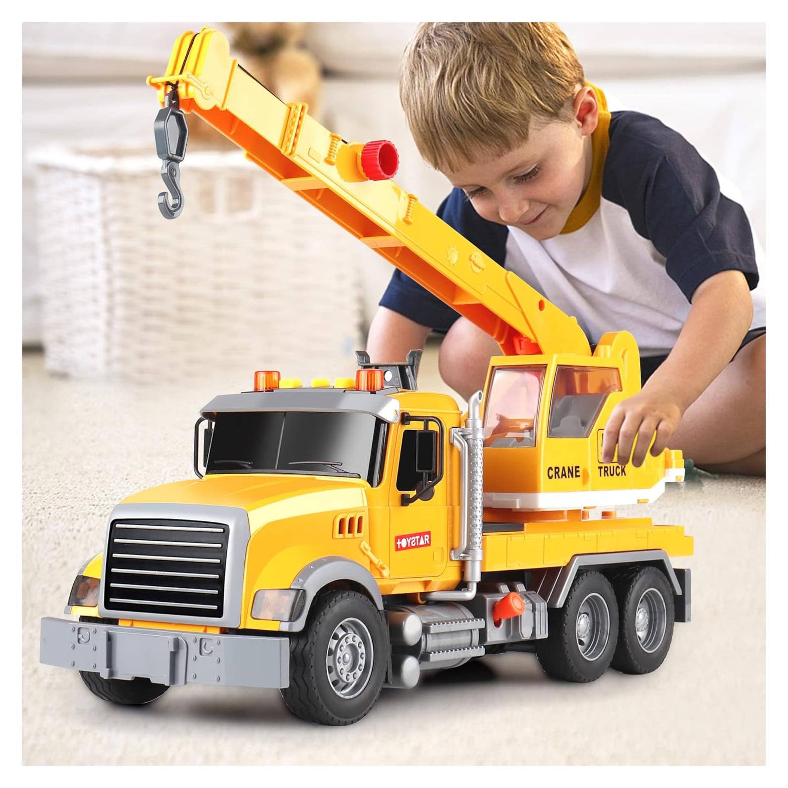 Camión Grúa de Juguete Dwi Dowellin con Luces y Sonidos