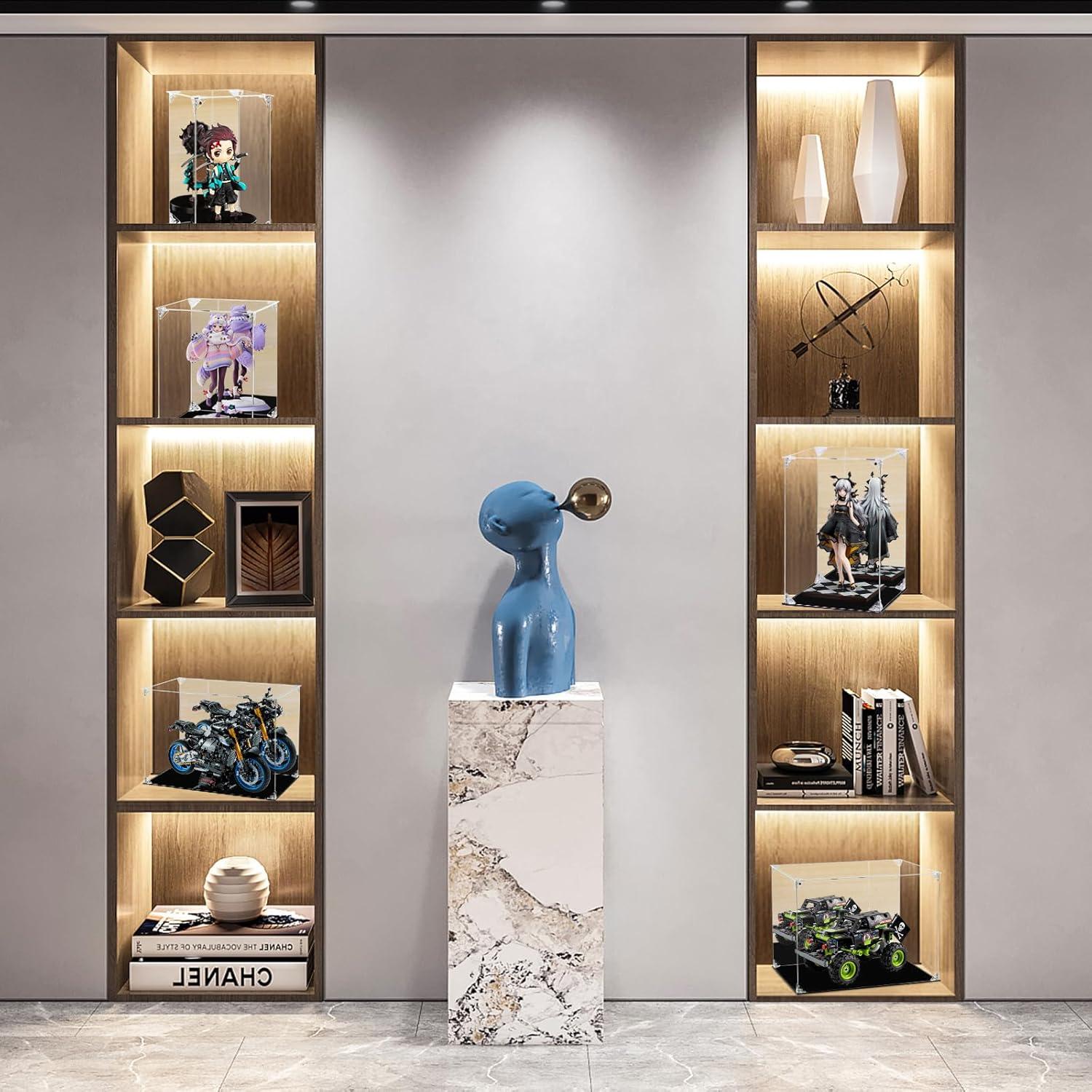 Caja de Exhibición Acrílica Dezzer 25x25x25 cm Transparente