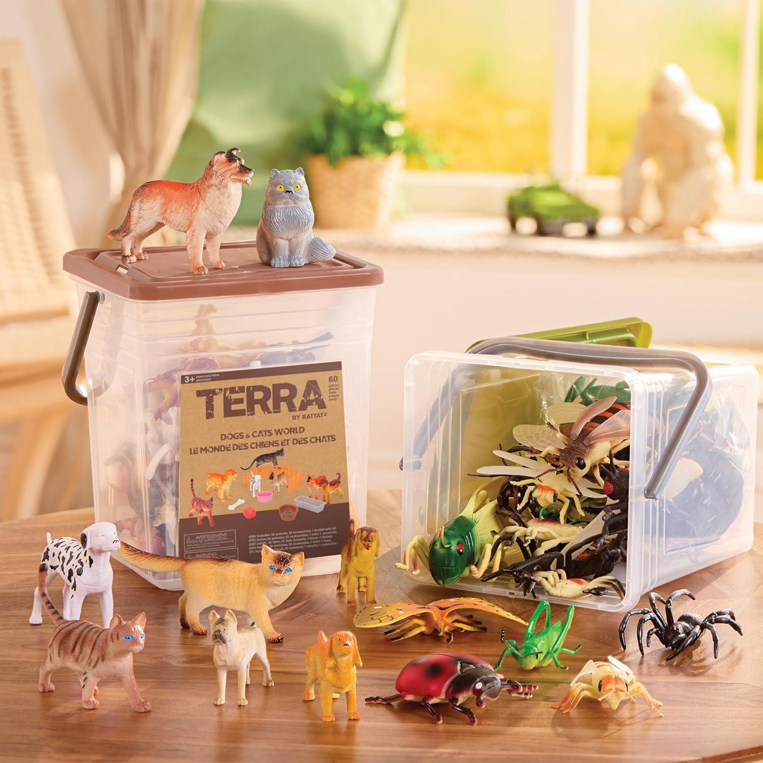 Set de Juguetes Insectos y Reptiles Terra by Battat - 60 Piezas
