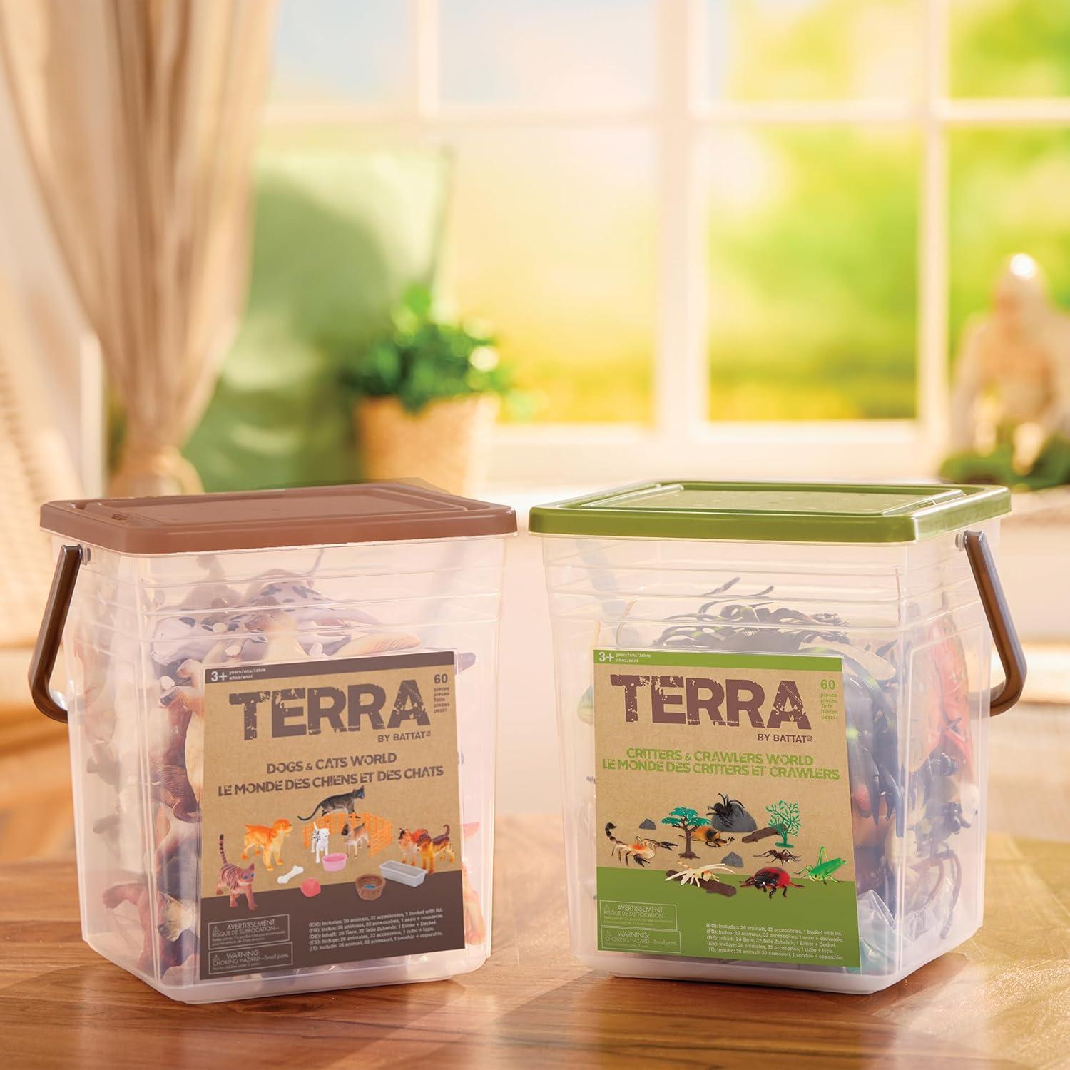 Set de Juguetes Insectos y Reptiles Terra by Battat - 60 Piezas