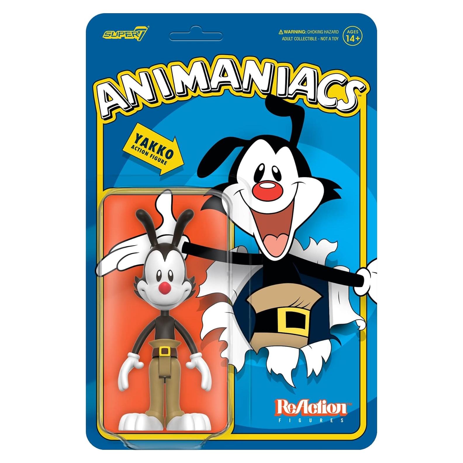 Figura de Acción Yakko Warner Super7 Animaniacs 9.53 cm