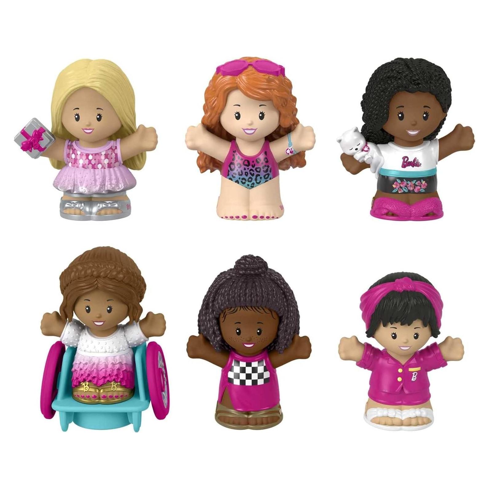 Set de 6 Figuras Little People Barbie Fisher-Price 0.46 kg