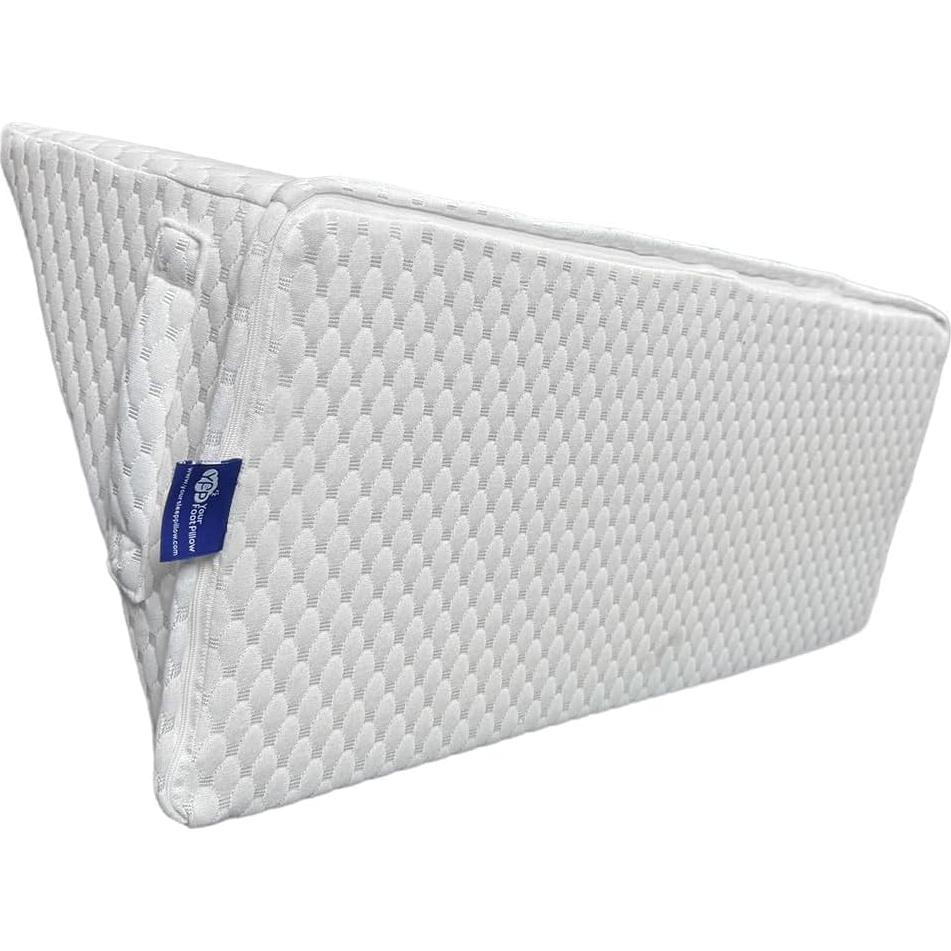 Almohada Triangular para Pies Genérica 28x66 cm Soporte Espalda