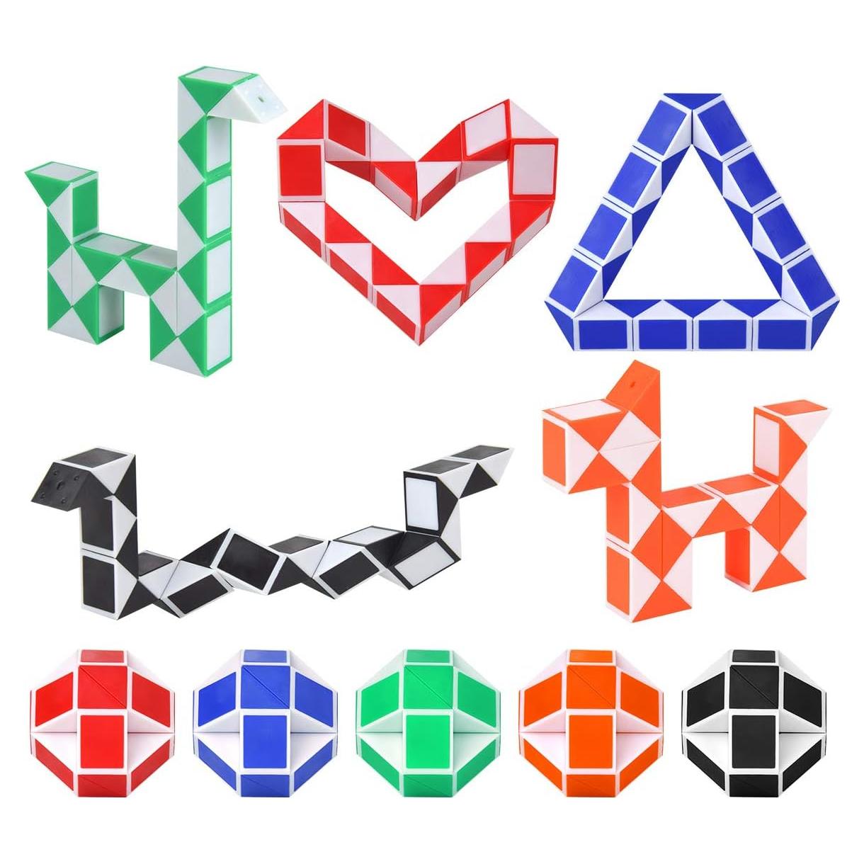 Paquete de 24 Cubos Mágicos Hotusi para Niños - Colores Aleatorios