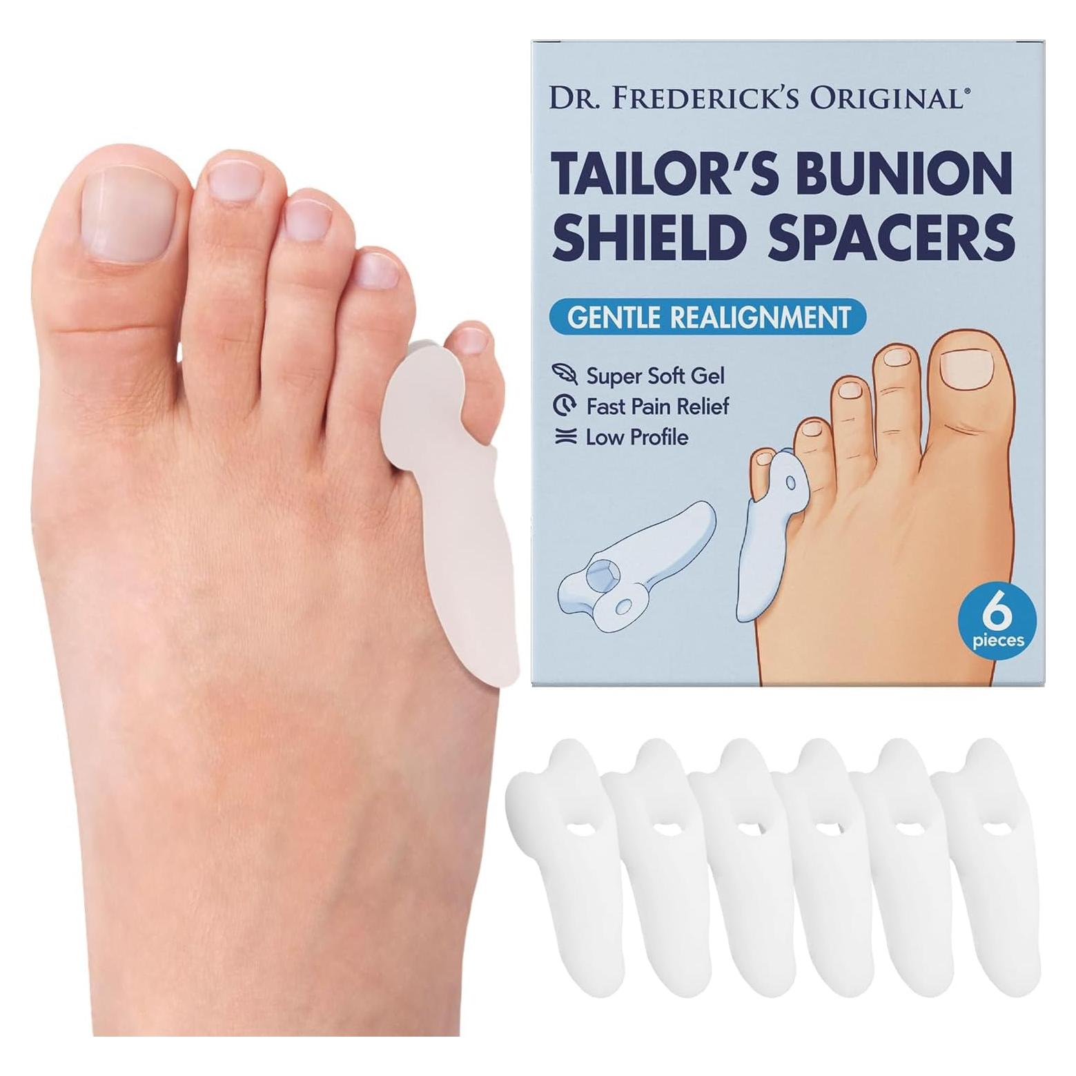 Separadores de Bunion de Sastre Dr. Frederick - 6 unidades