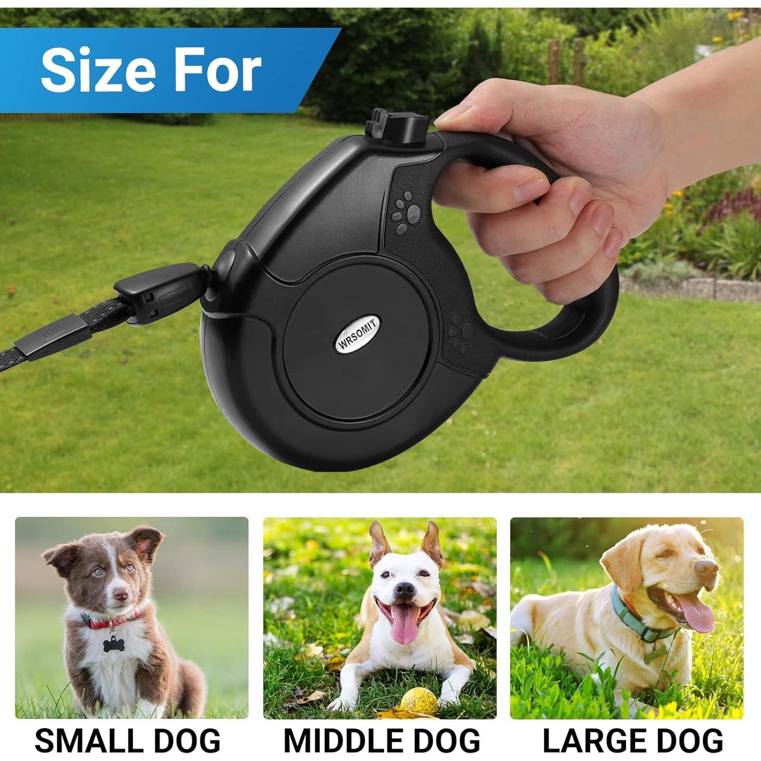 Correa de Perro Retráctil WRSOMIT 8m Resistente hasta 45kg