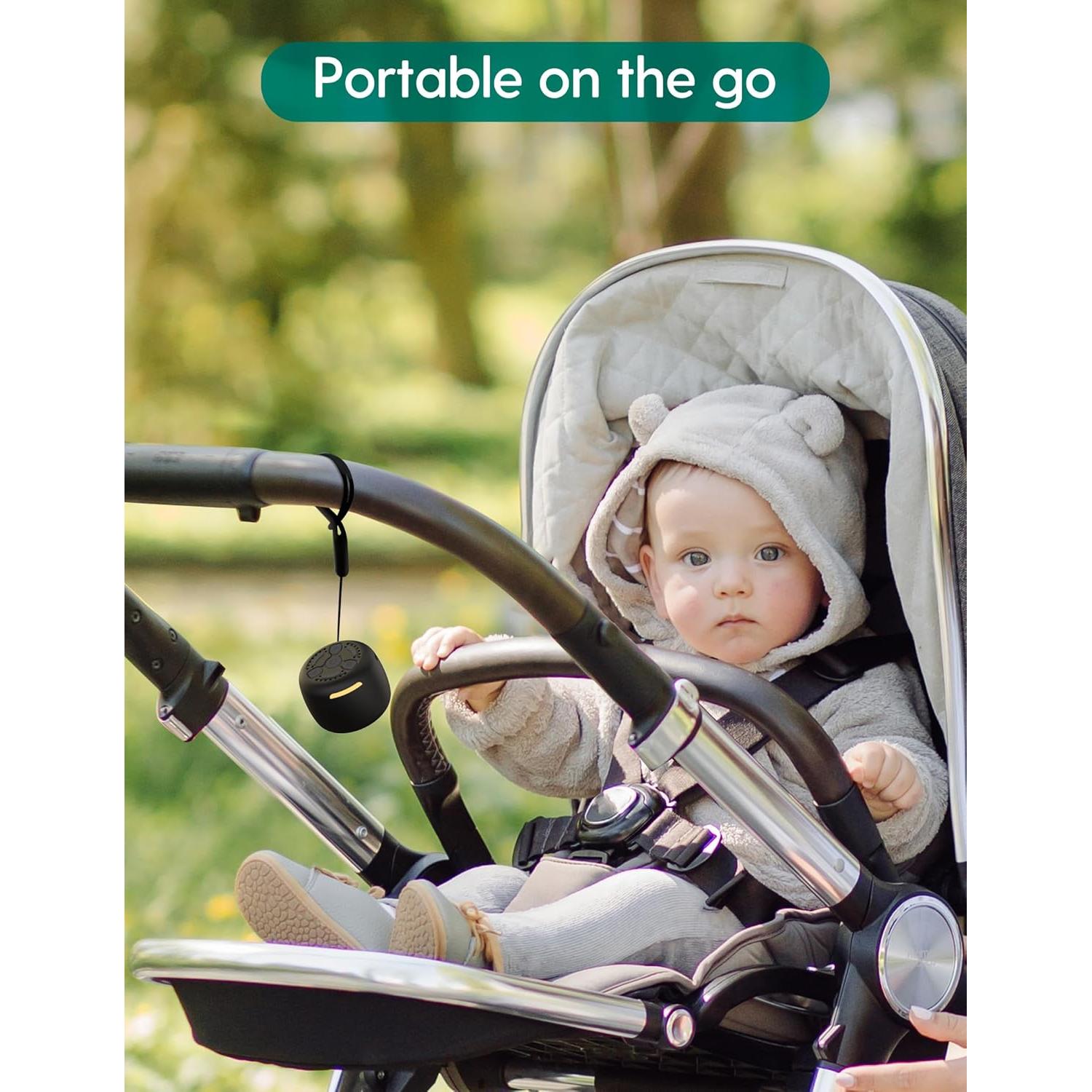 Máquina de Sonido Babelio DB17, Mini Portátil con Luz Nocturna