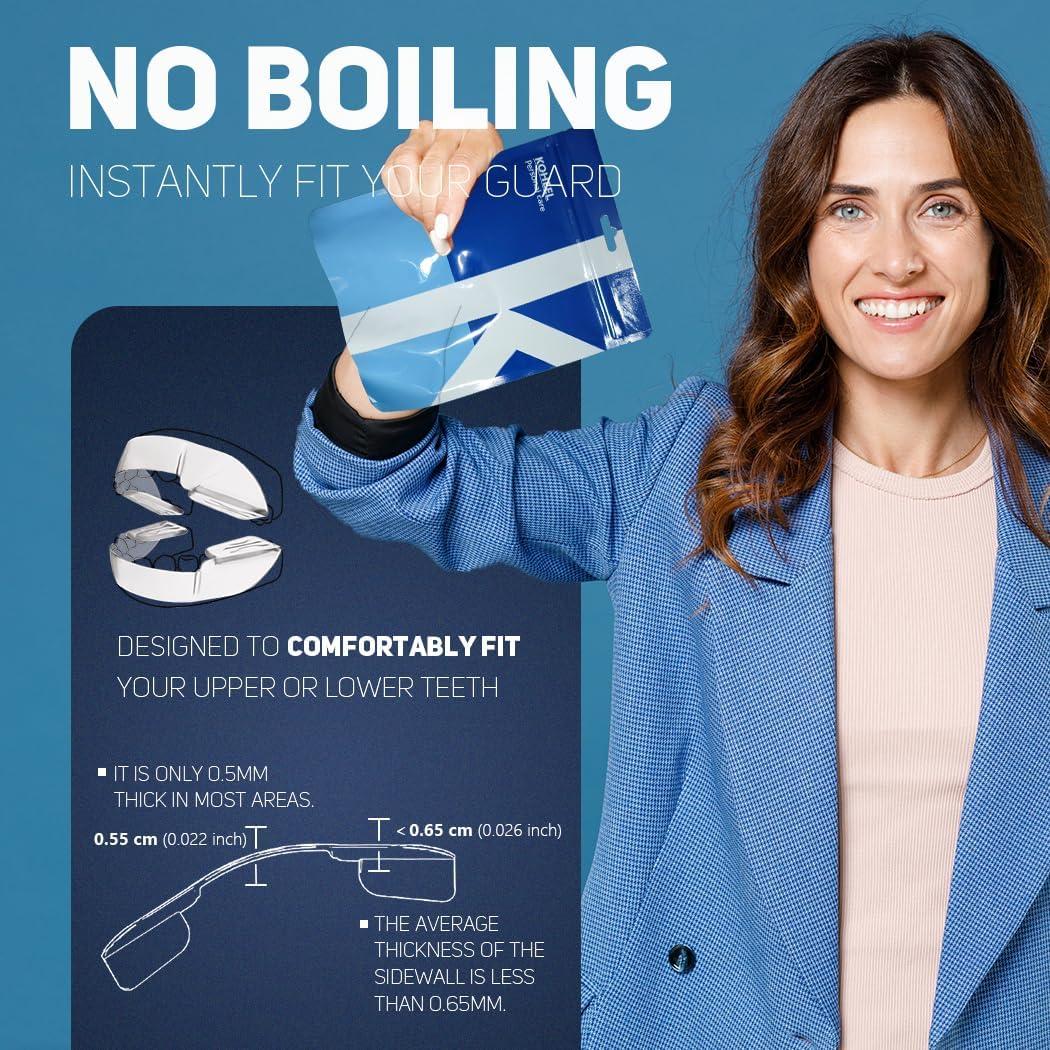 Protector Bucal KOHEEL AIR Ultra Delgado para Bruxismo - 10 Unidades