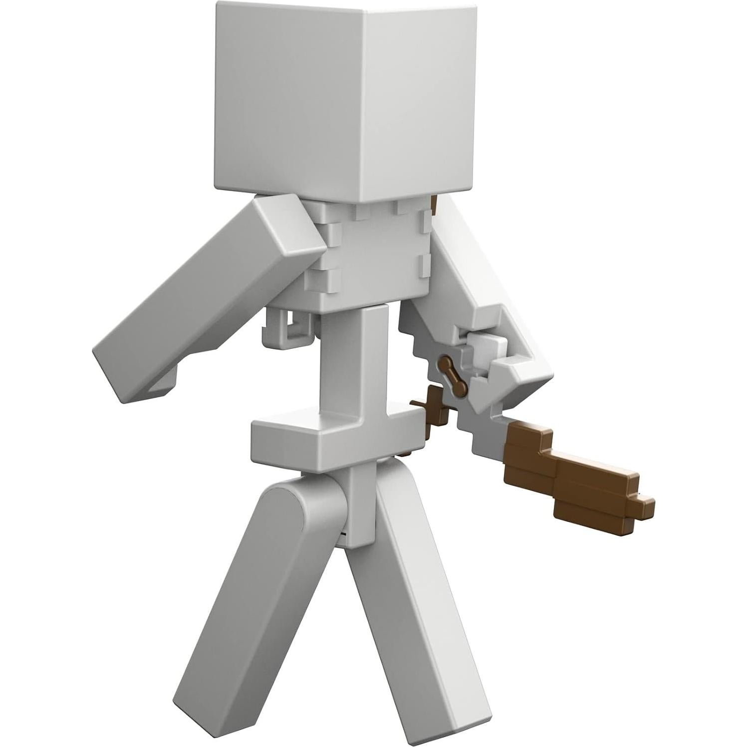 Figura de acción Mattel Minecraft Skeleton 8.26 cm con accesorios