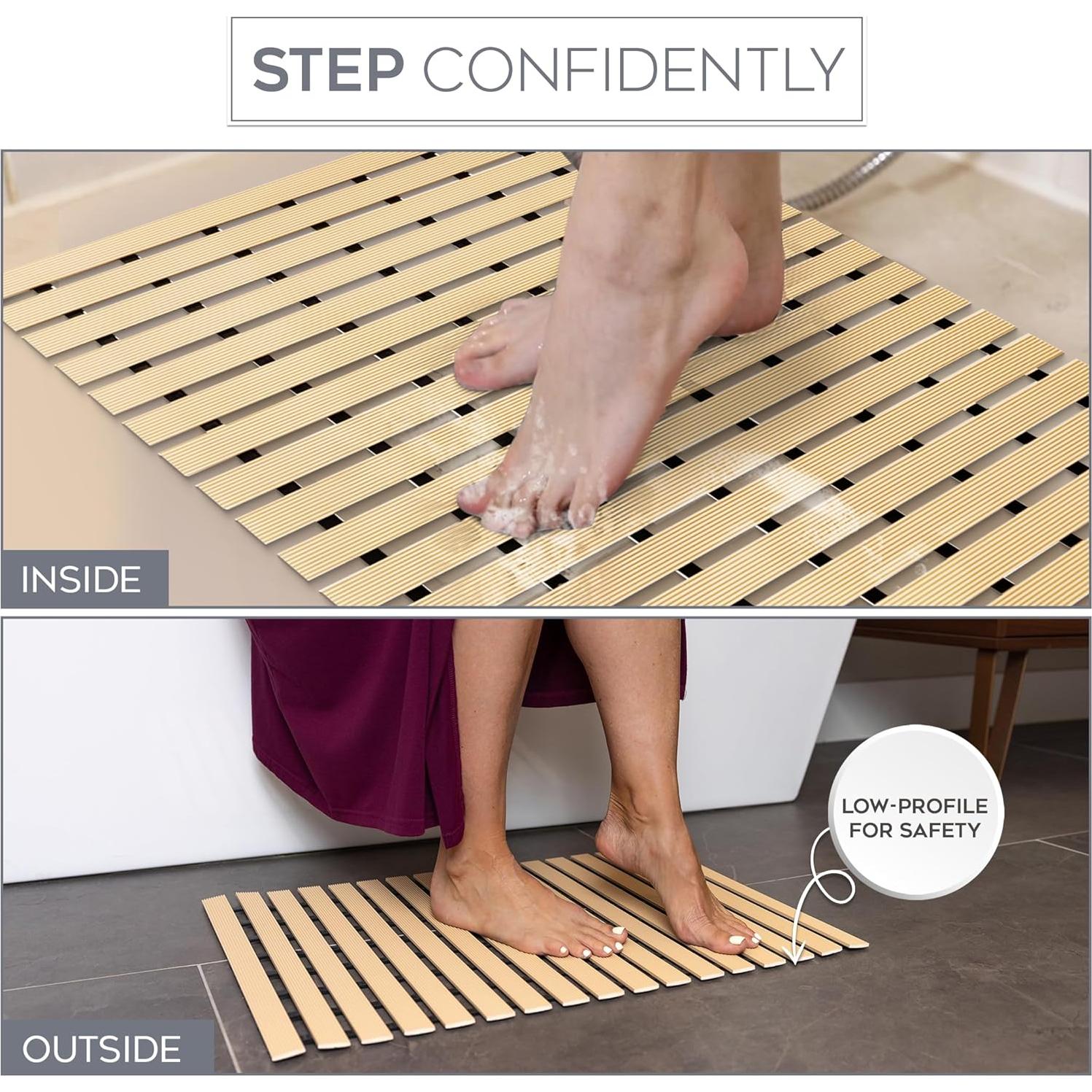 Alfombra de Baño Sintética NativeSkins 42.9x64 cm Antideslizante