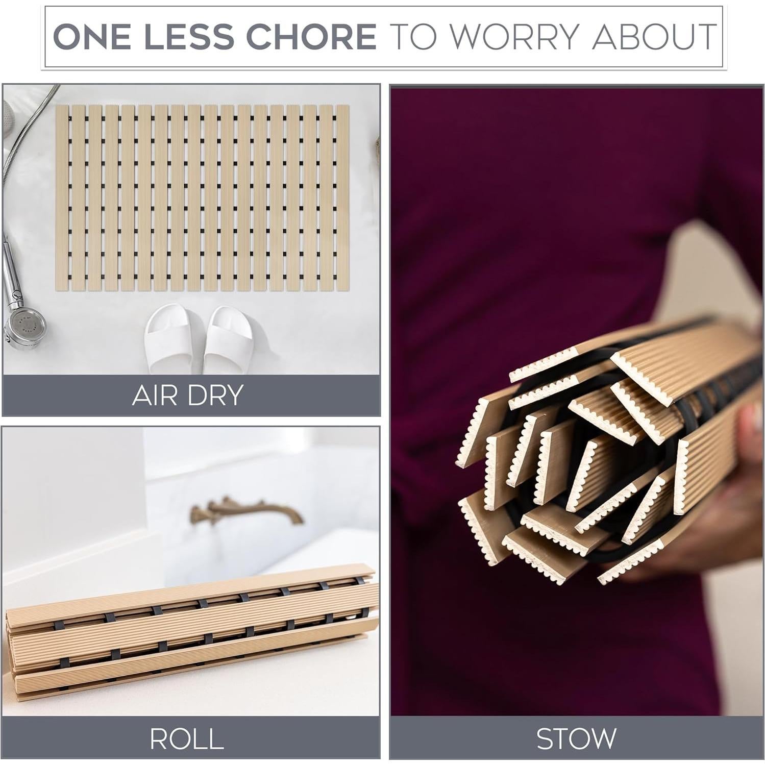 Alfombra de Baño Sintética NativeSkins 42.9x64 cm Antideslizante