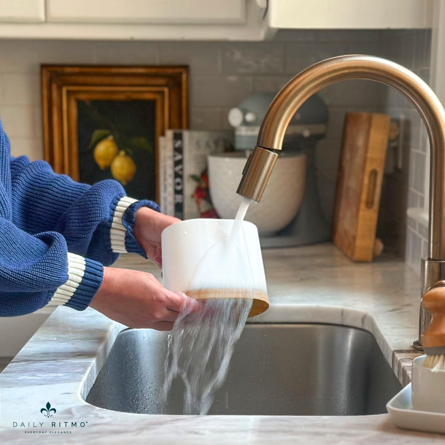 Soporte para Cepillos de Dientes DAILY RITMO Blanco 3 Compartimentos