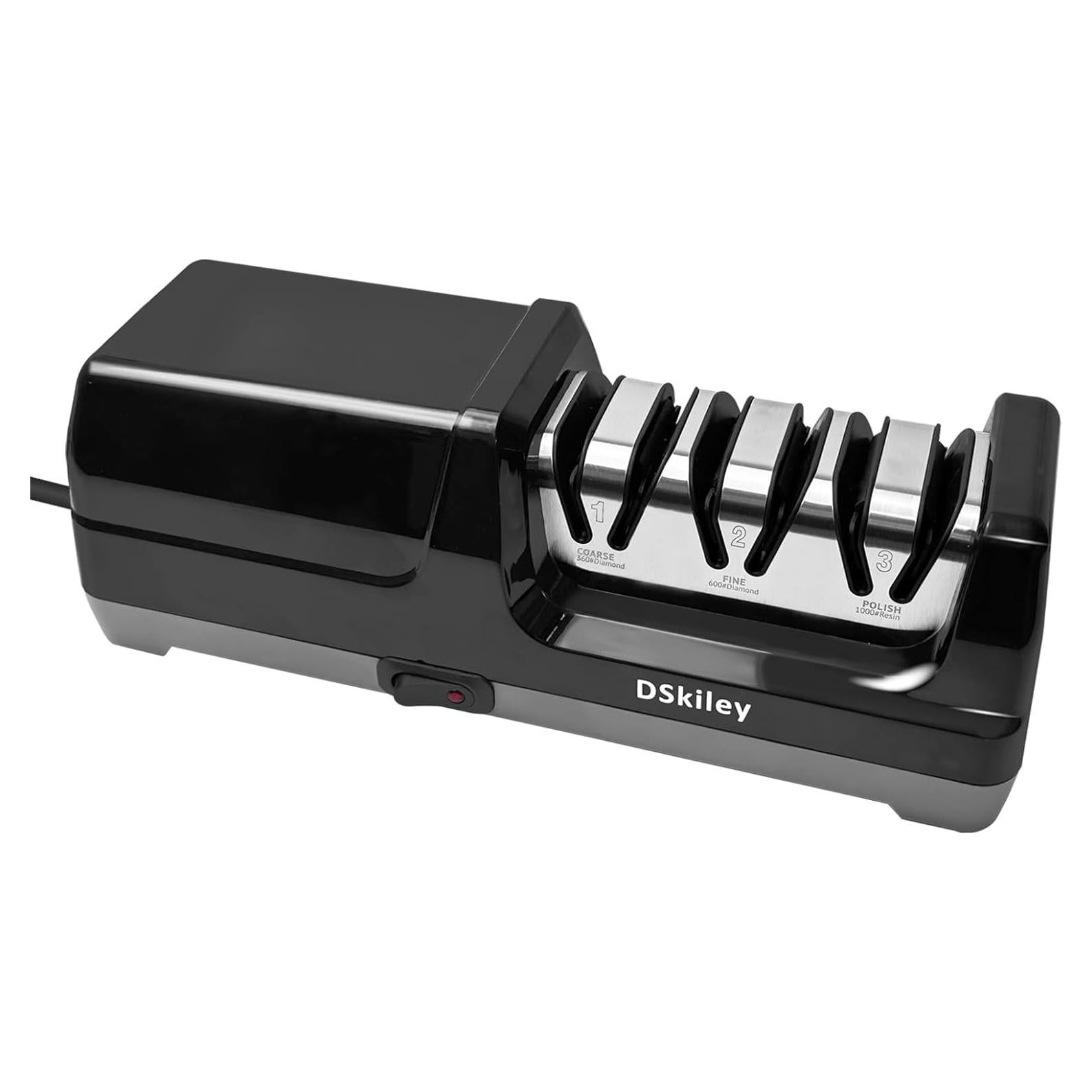 Afilador de cuchillos eléctrico Dskiley 3 etapas 1.09 kg