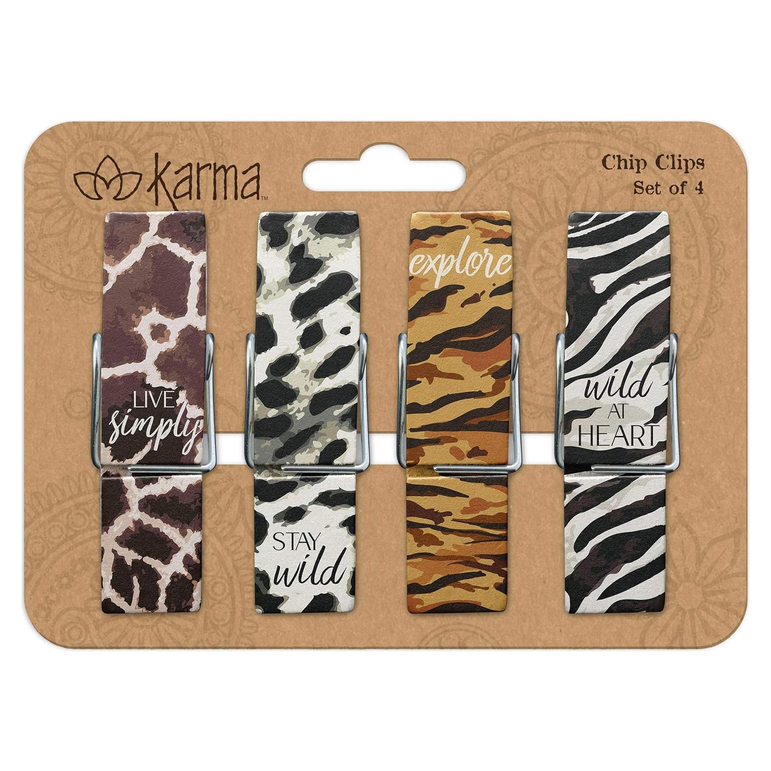 Juego de Clips para Papas Karma Gifts - Diseños de Animales