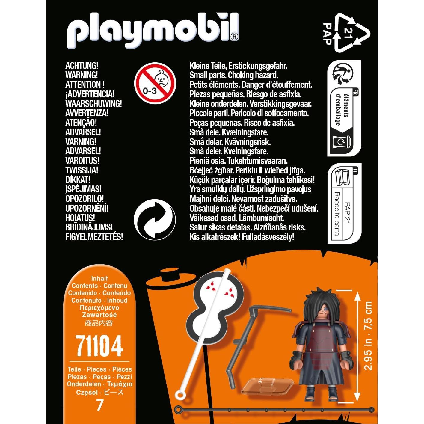 Playmobil Naruto Madara 10.59x3.30x9.29cm 0.04kg