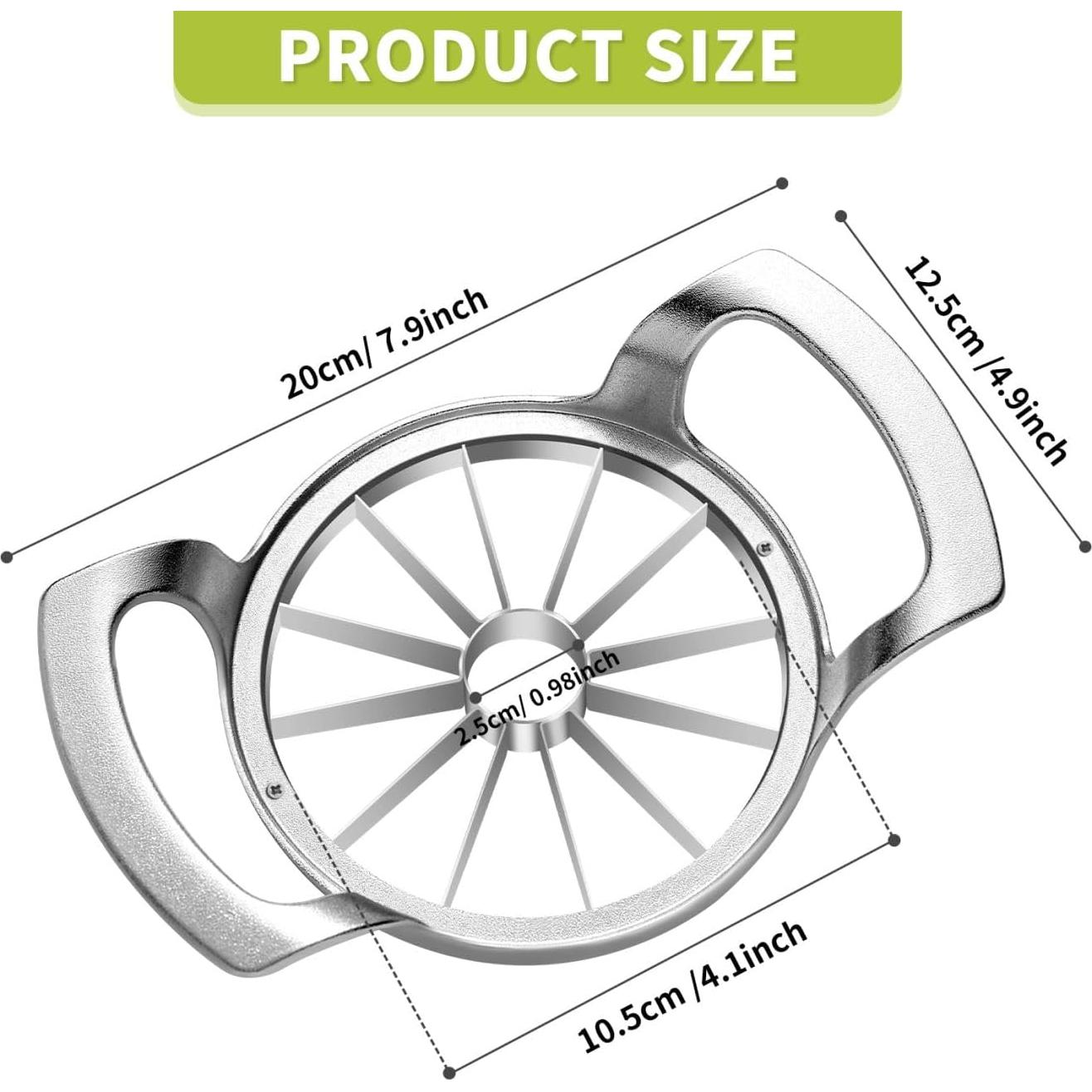 Cortador de Manzanas LIIGEMI 12 Cuchillas Acero Inoxidable