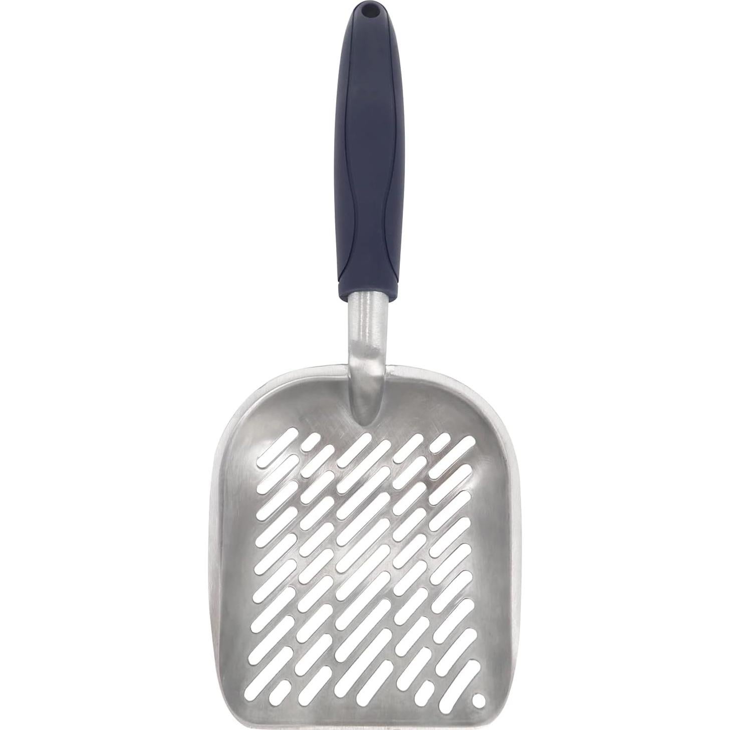 Pala para Arena de Gato PETHOUZZ de Aluminio Grande Oscuro