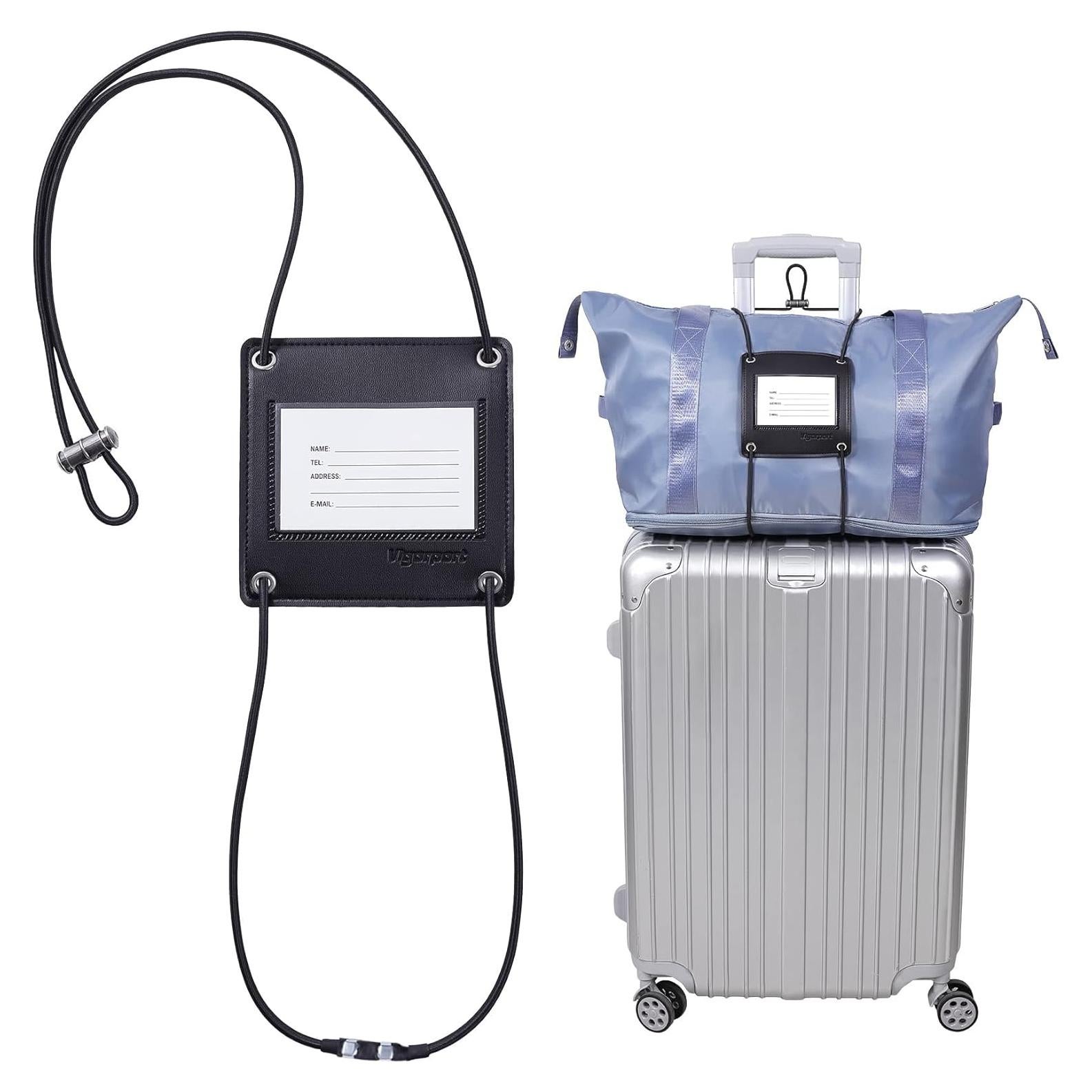 Correa de Equipaje Vigorport Bungee Ajustable Negro 80-180cm