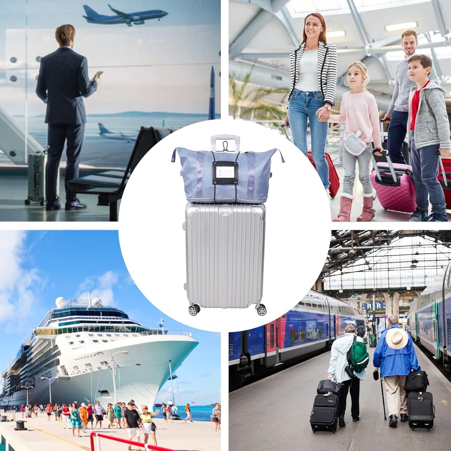 Correa de Equipaje Vigorport Bungee Ajustable Negro 80-180cm